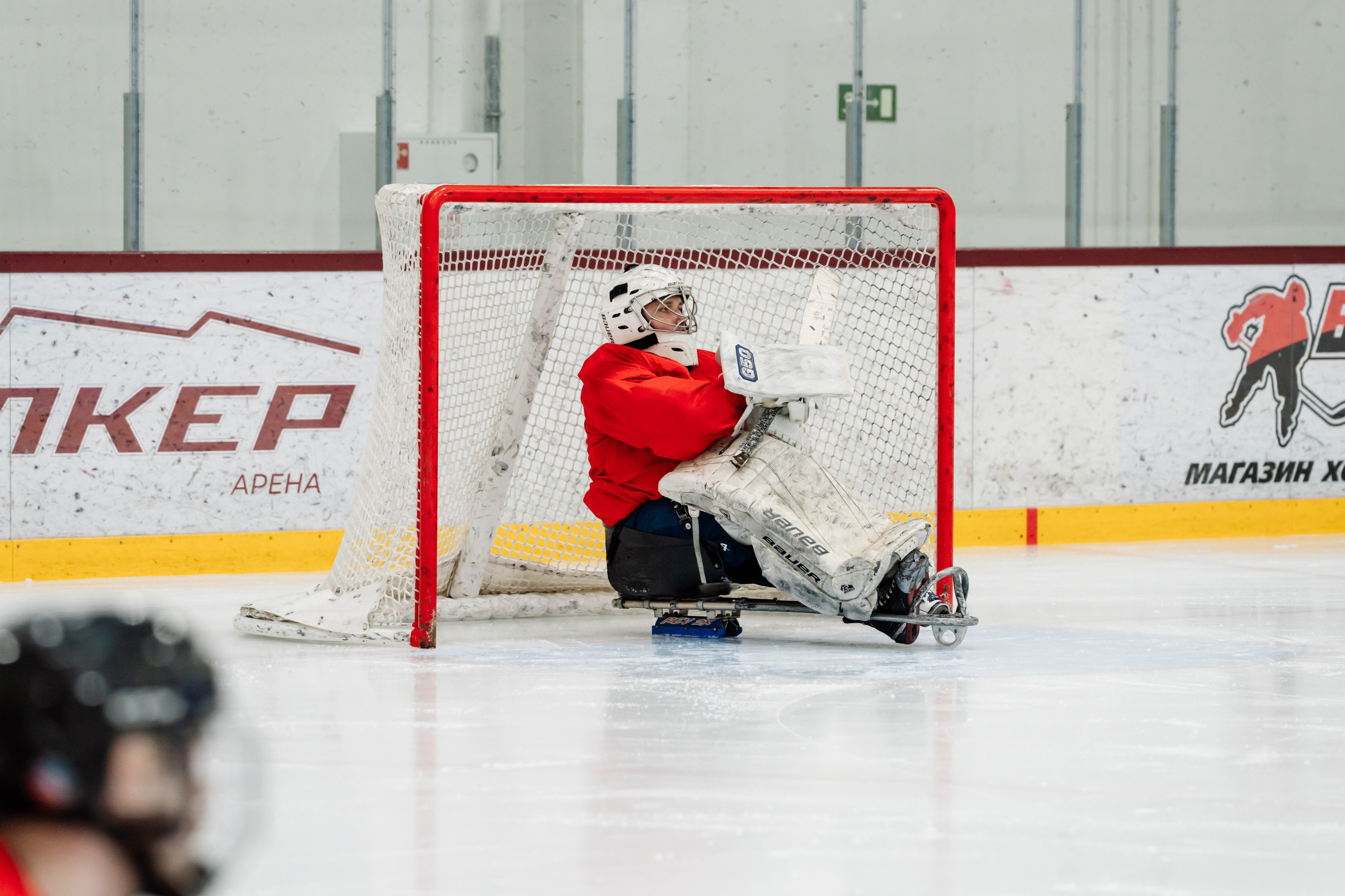 Игра в следж хоккей приуроченная 23.02.26 в арене Сталкер