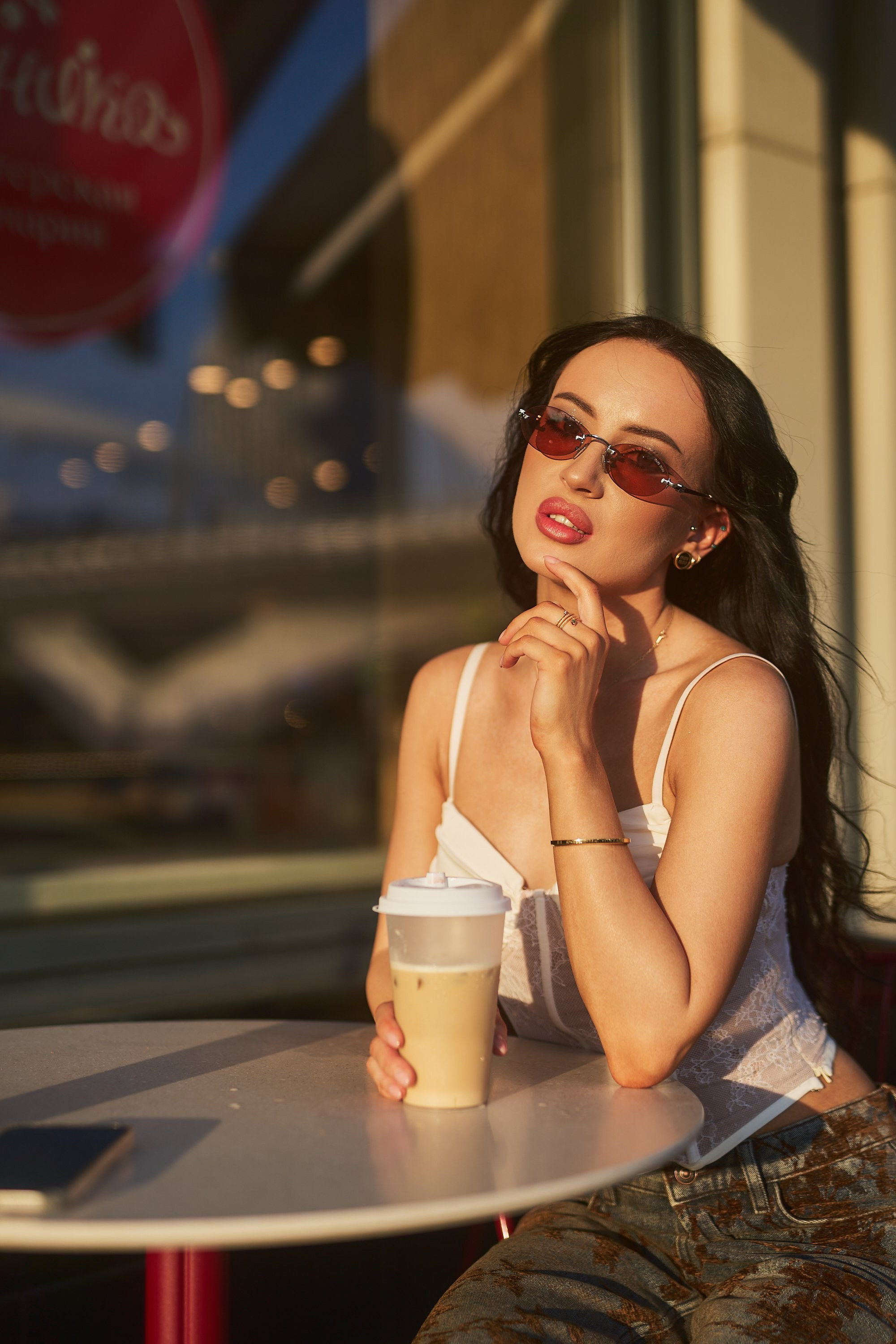 Яна — фотопрогулка у Москва-Сити