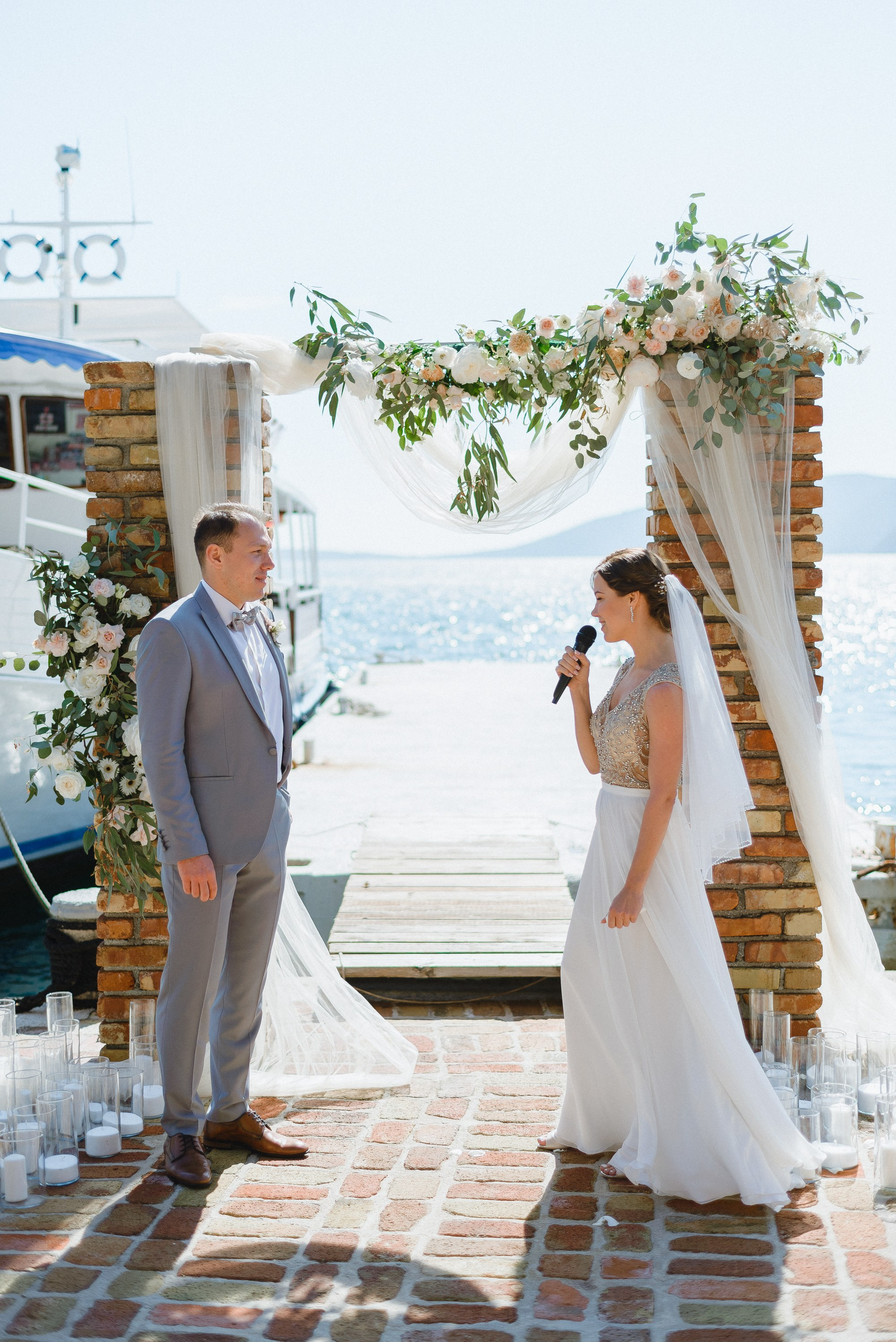 Свадебная церемония в Черногории. Изящная фотография | Ксения Милушкина