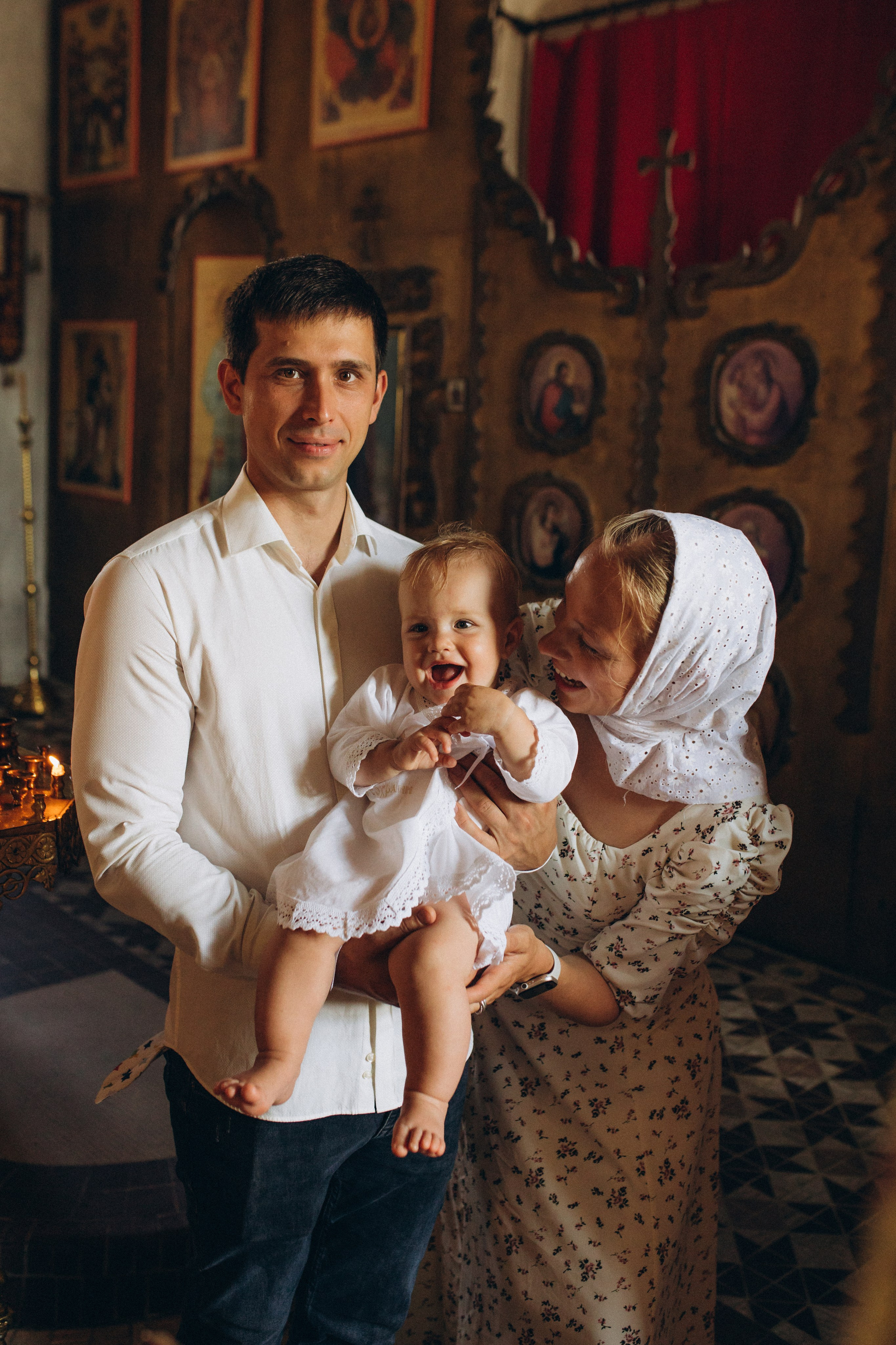 Крещение Марии. Семейный фотограф в Обнинске