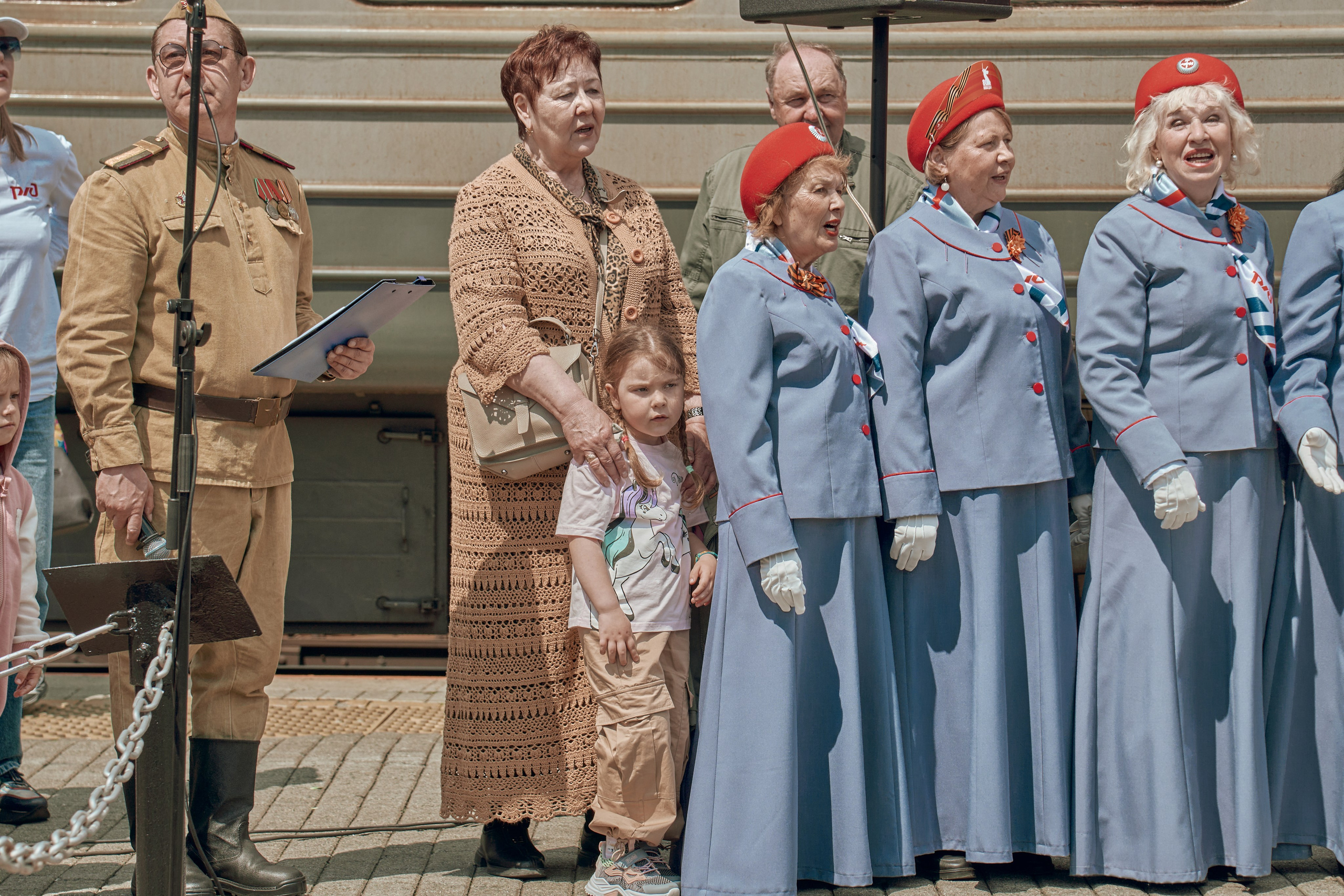 Поезд Победы!. Фотограф во Владивостоке