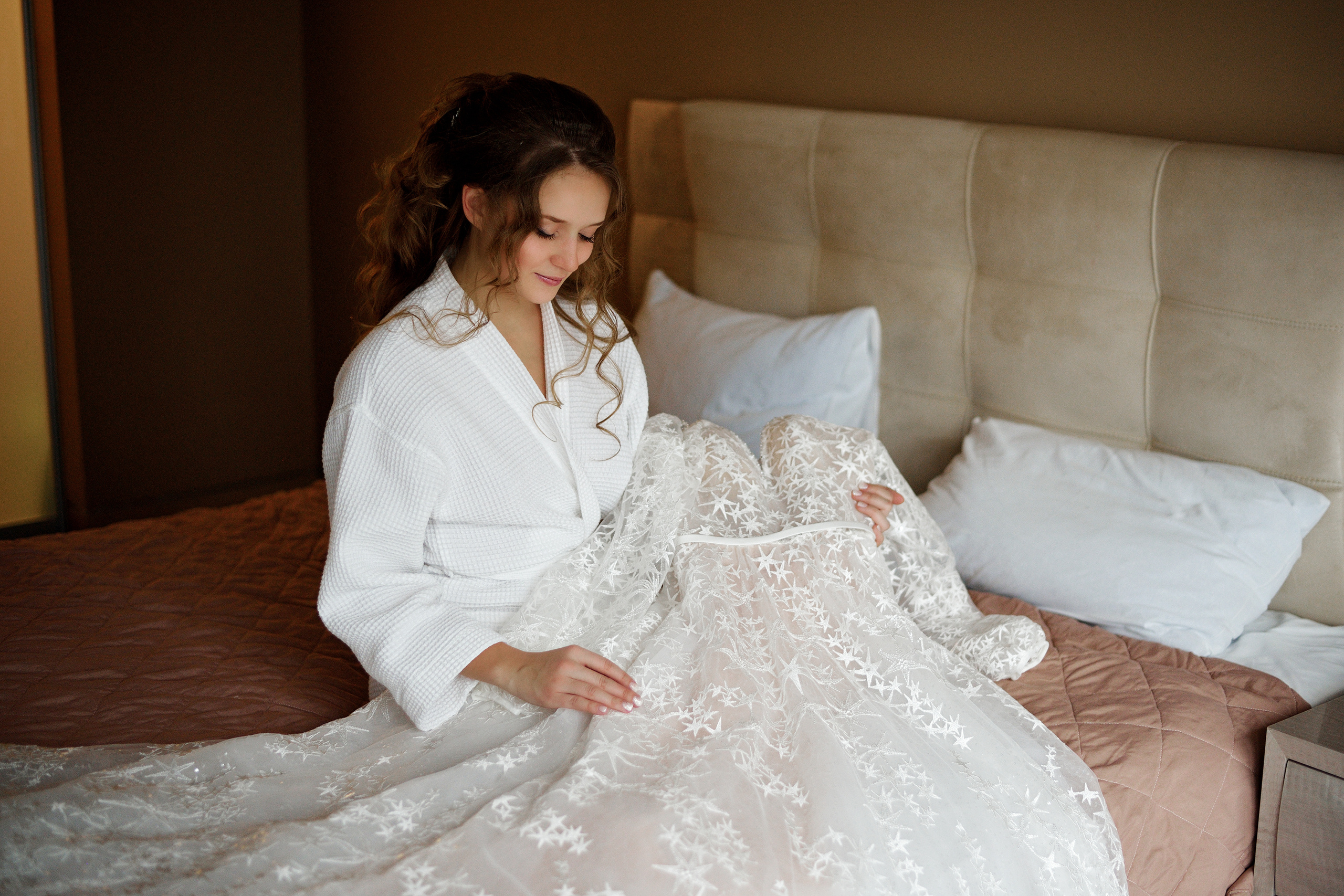 утро невесты, фотосессия москва сити