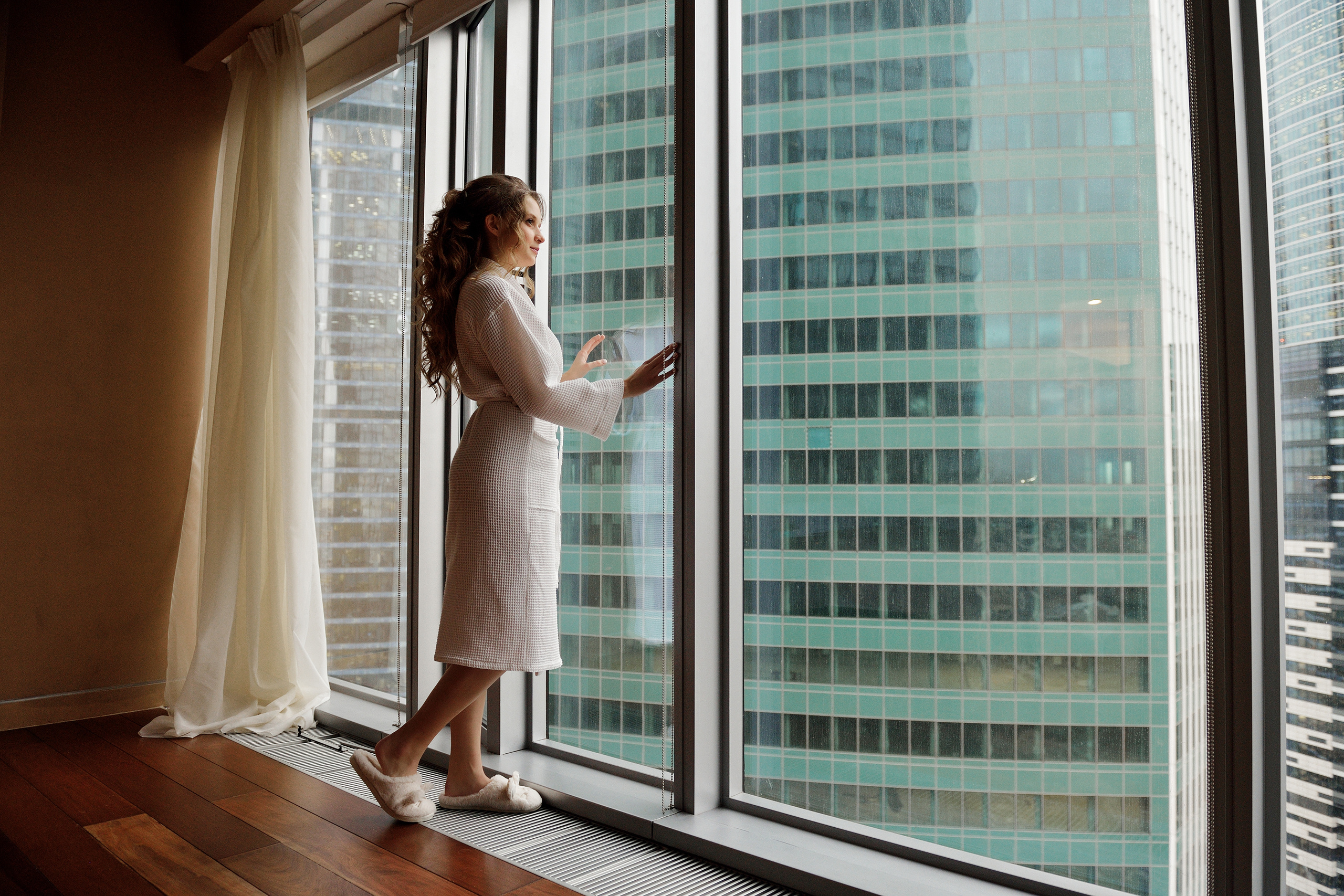 утро невесты, фотосессия москва сити