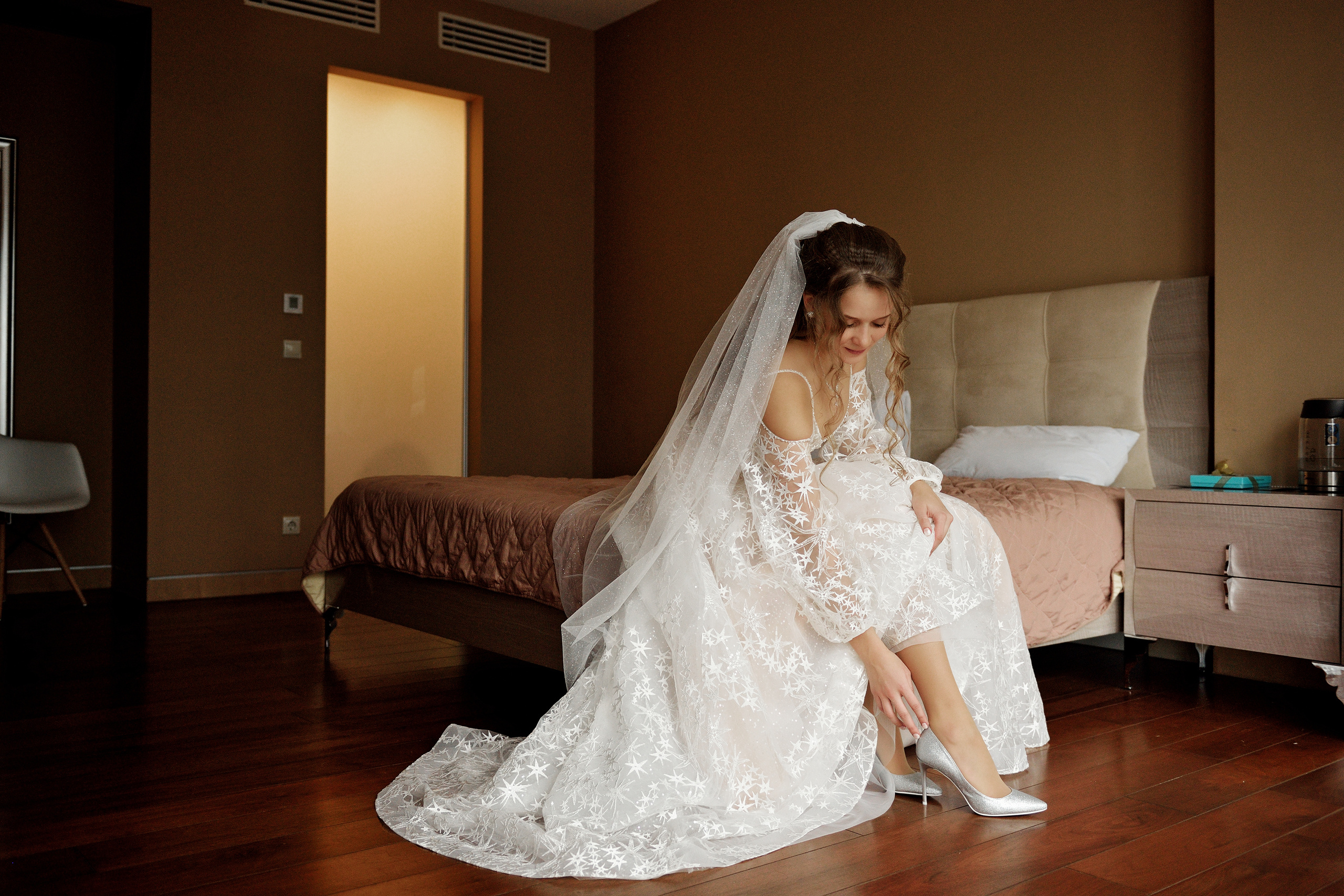 утро невесты, фотосессия москва сити