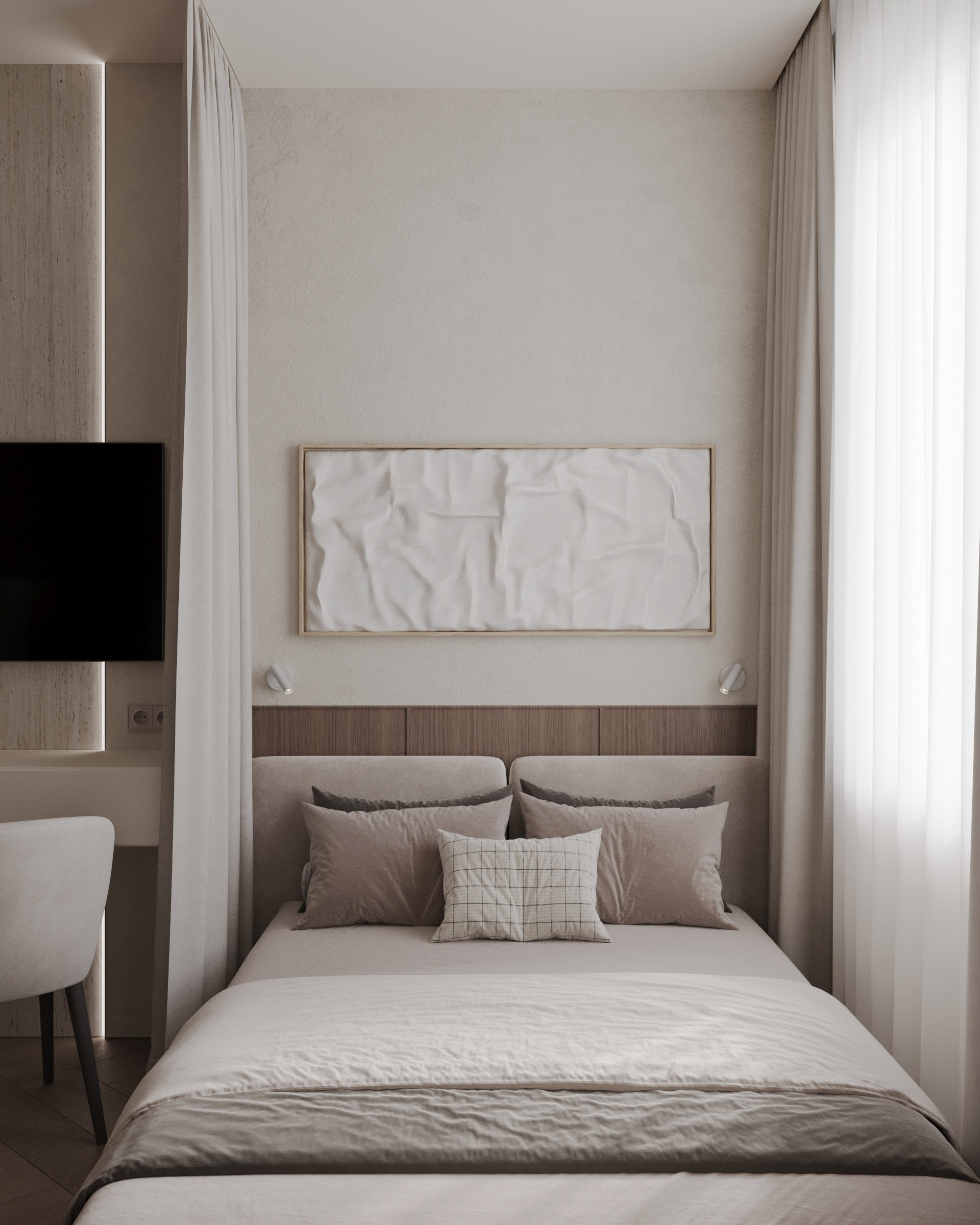 Дизайн-проект студии г. Санкт-Петербург ID Kudrovo. Дизайн интерьеров, 3D визуализации