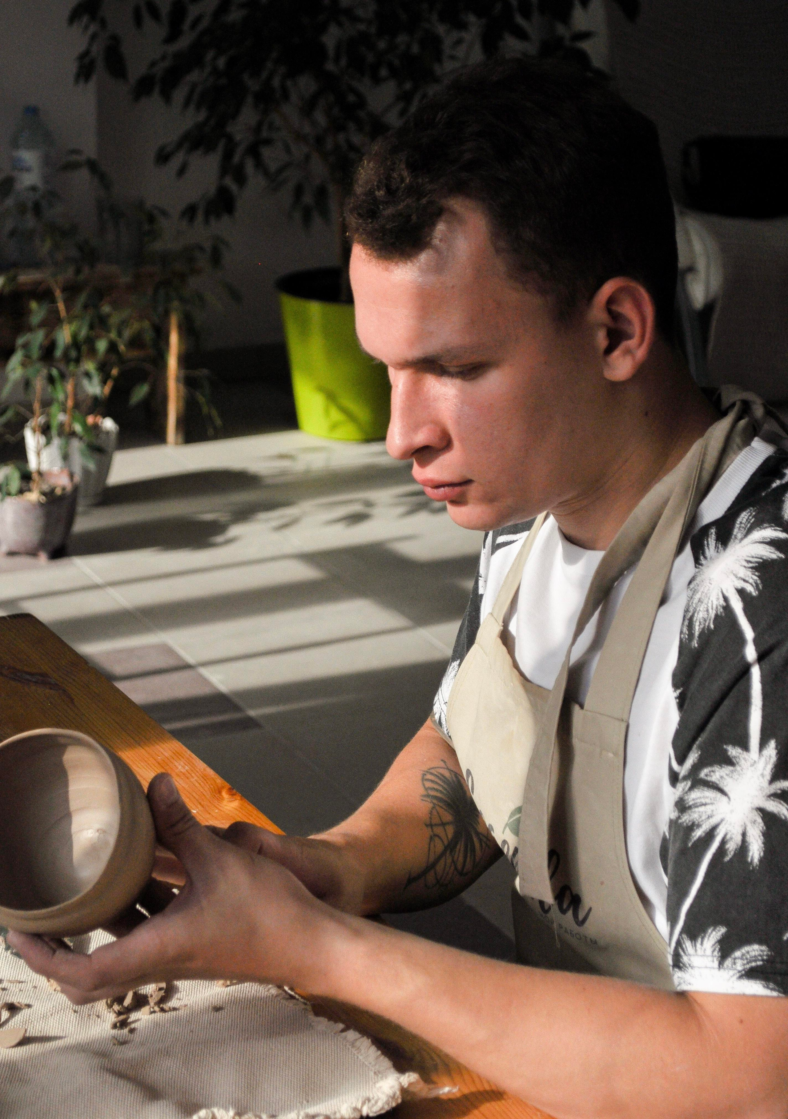 В мастерской. Фотограф Тюмень Александра Звягинцева