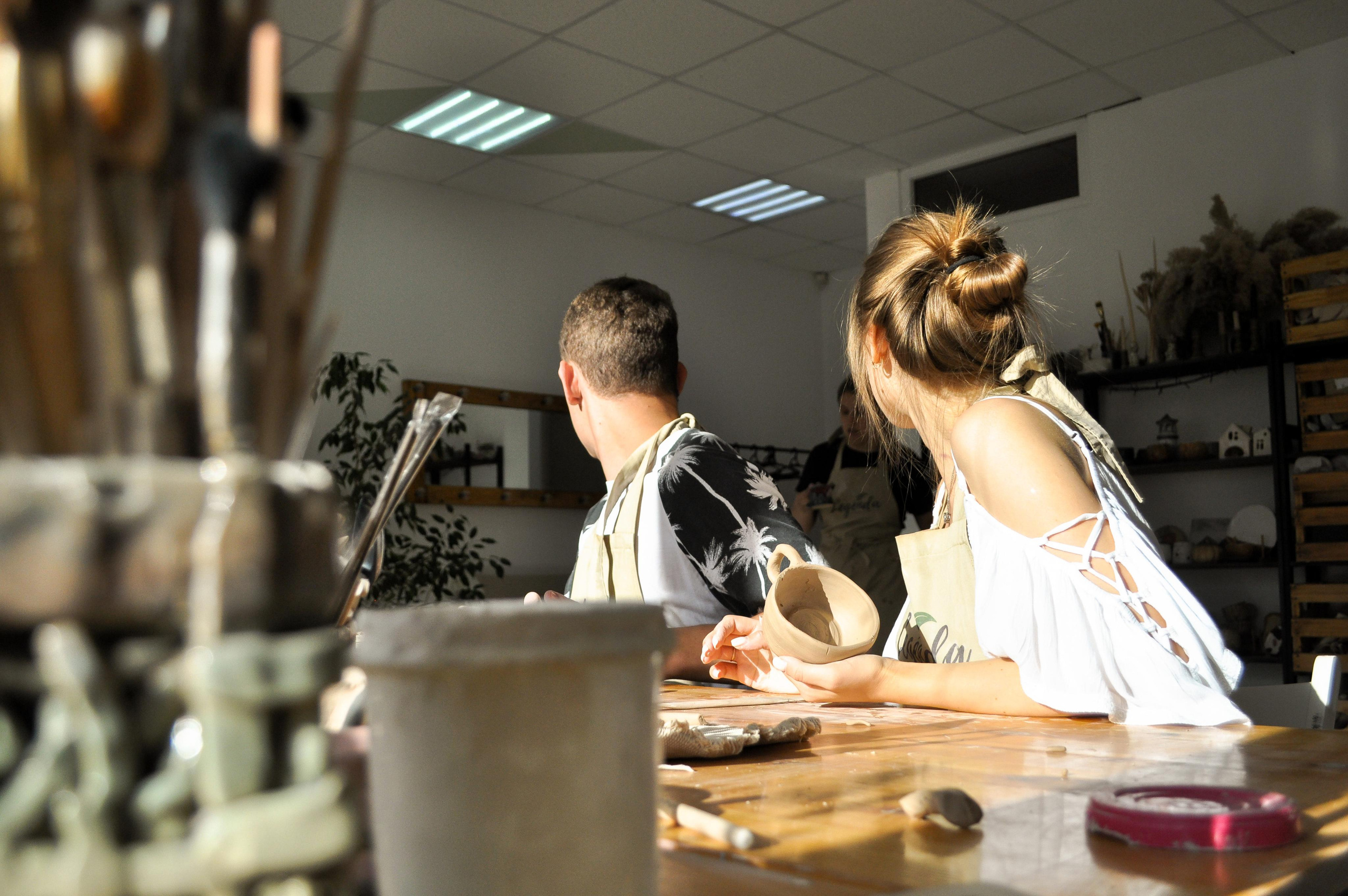 В мастерской. Фотограф Тюмень Александра Звягинцева