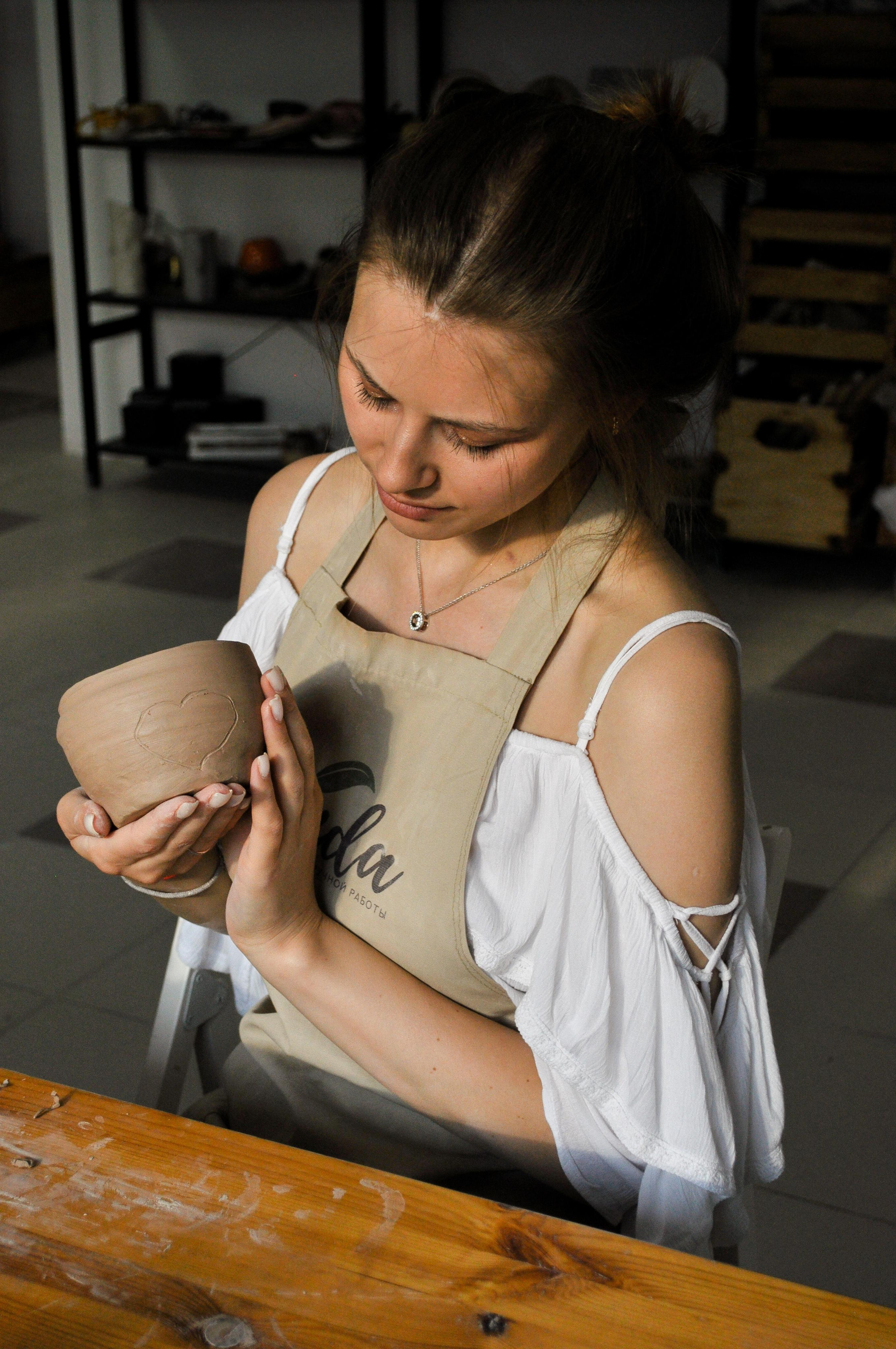 В мастерской. Фотограф Тюмень Александра Звягинцева