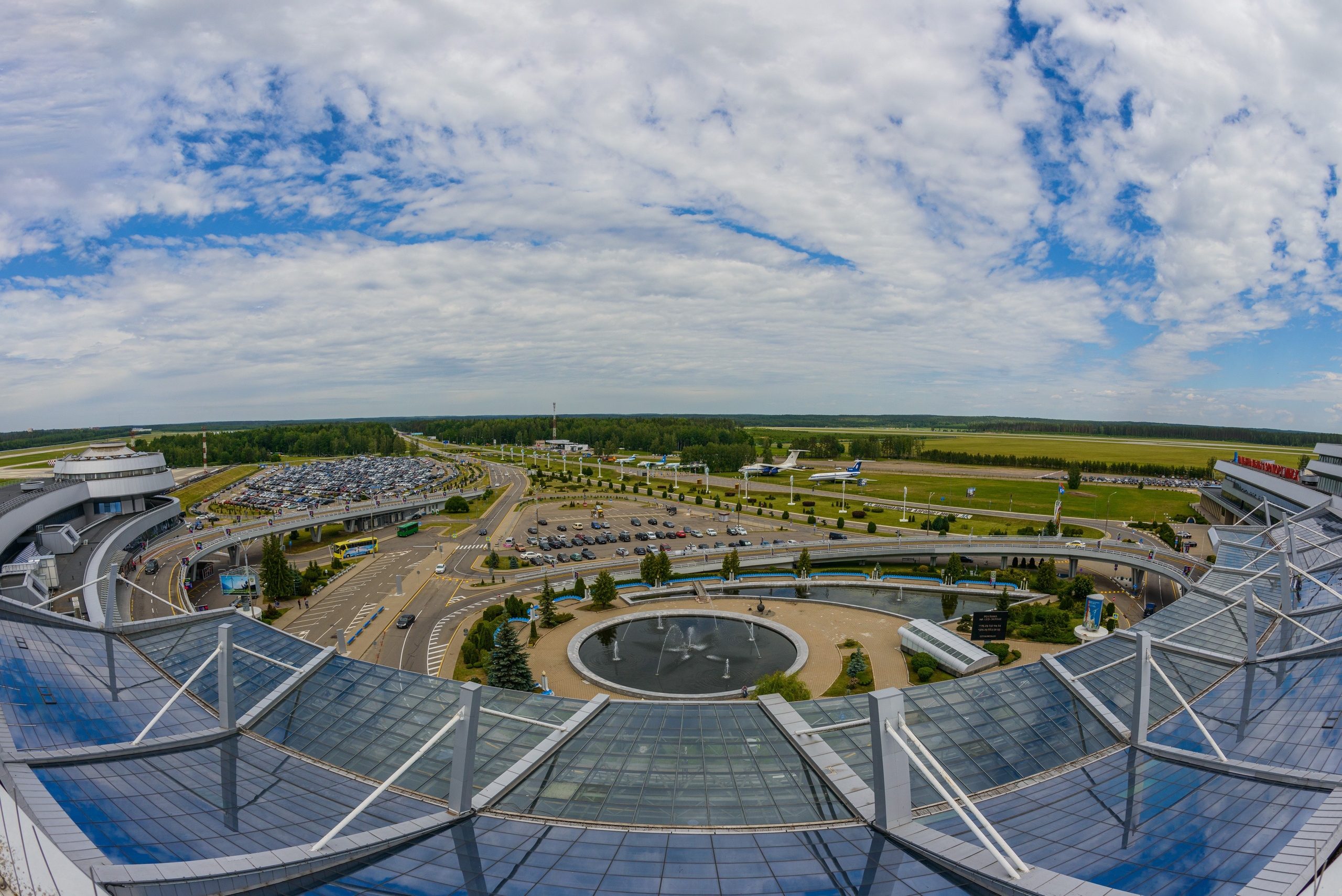 Архитектурная фотосъемка — Национальный аэропорт. Фотограф Платон Македонский