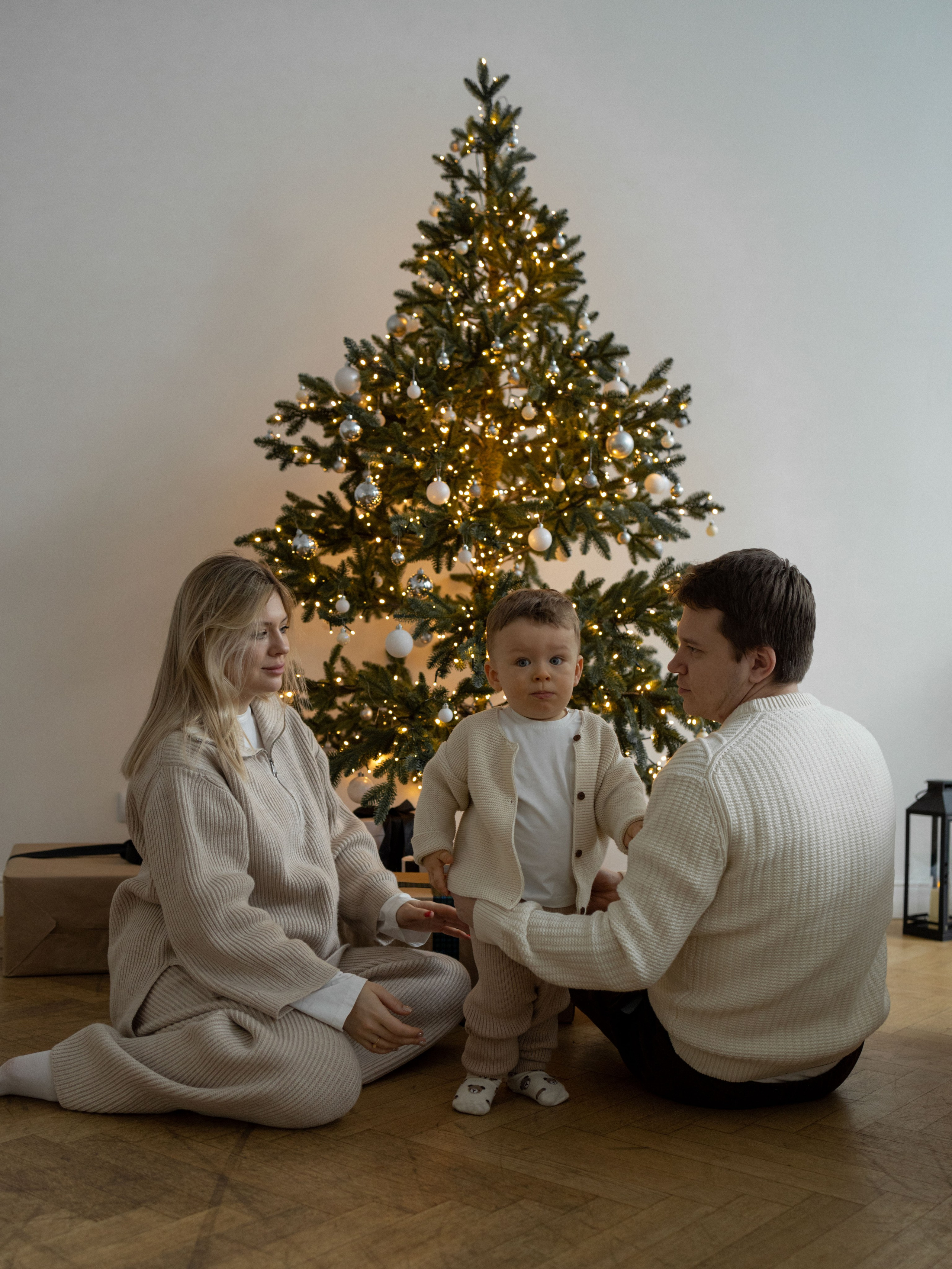 Новый год. Максим, Даша и Мирон. Фотограф Дарья Соколовская