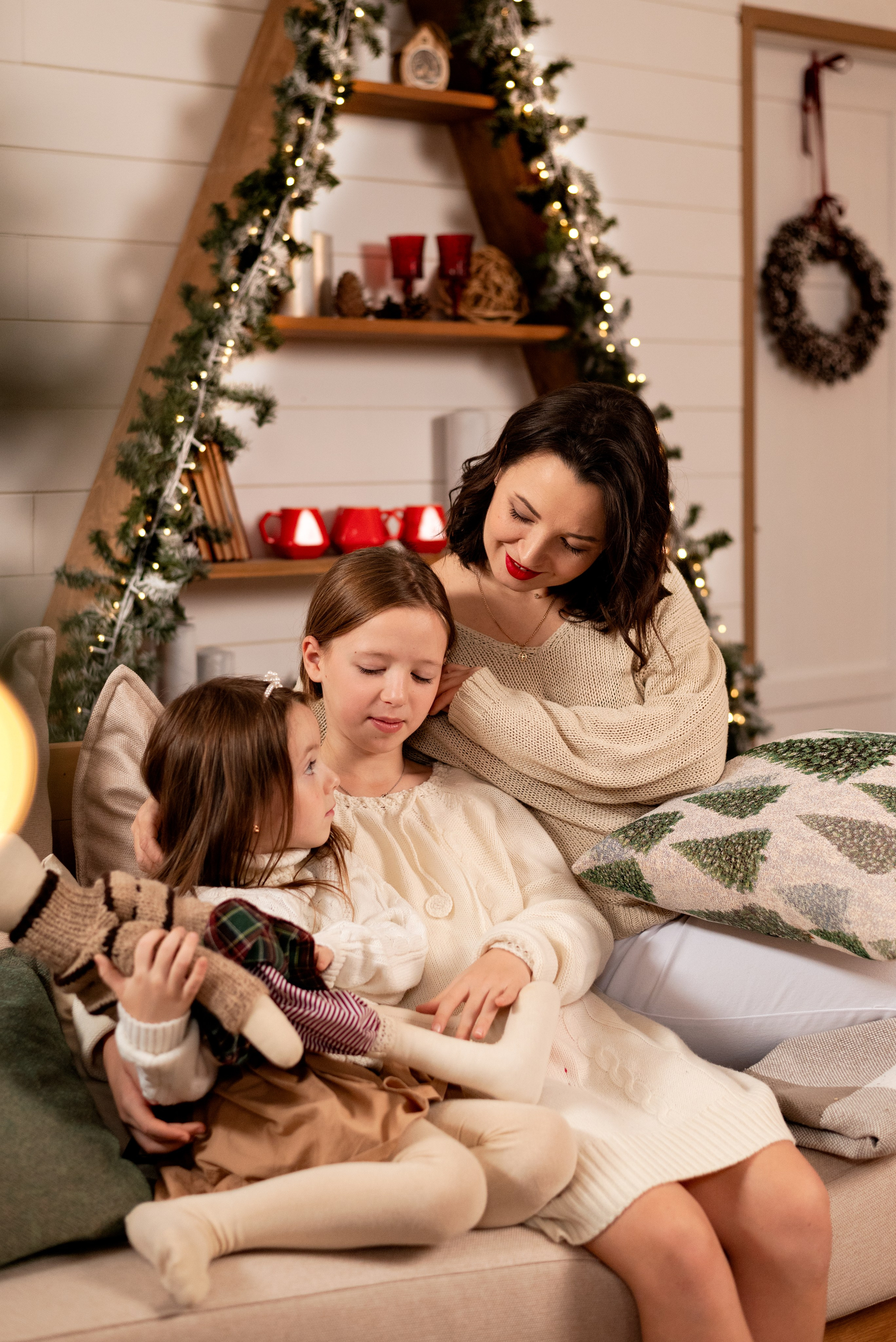 Семейная новогодняя фотосессия