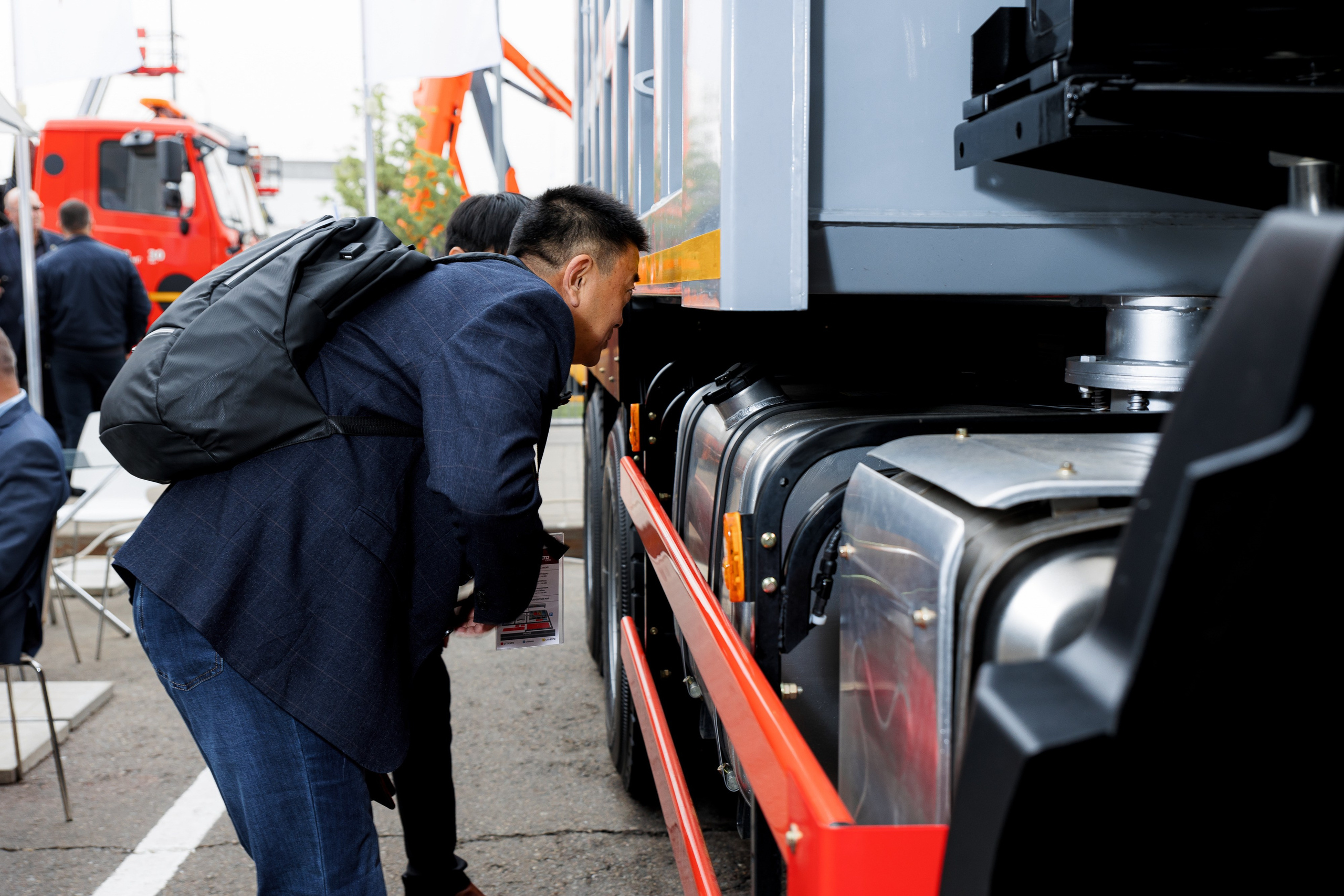 Выставочный стенд «Sany». Репортажный фотограф Семён Борисов | Москва