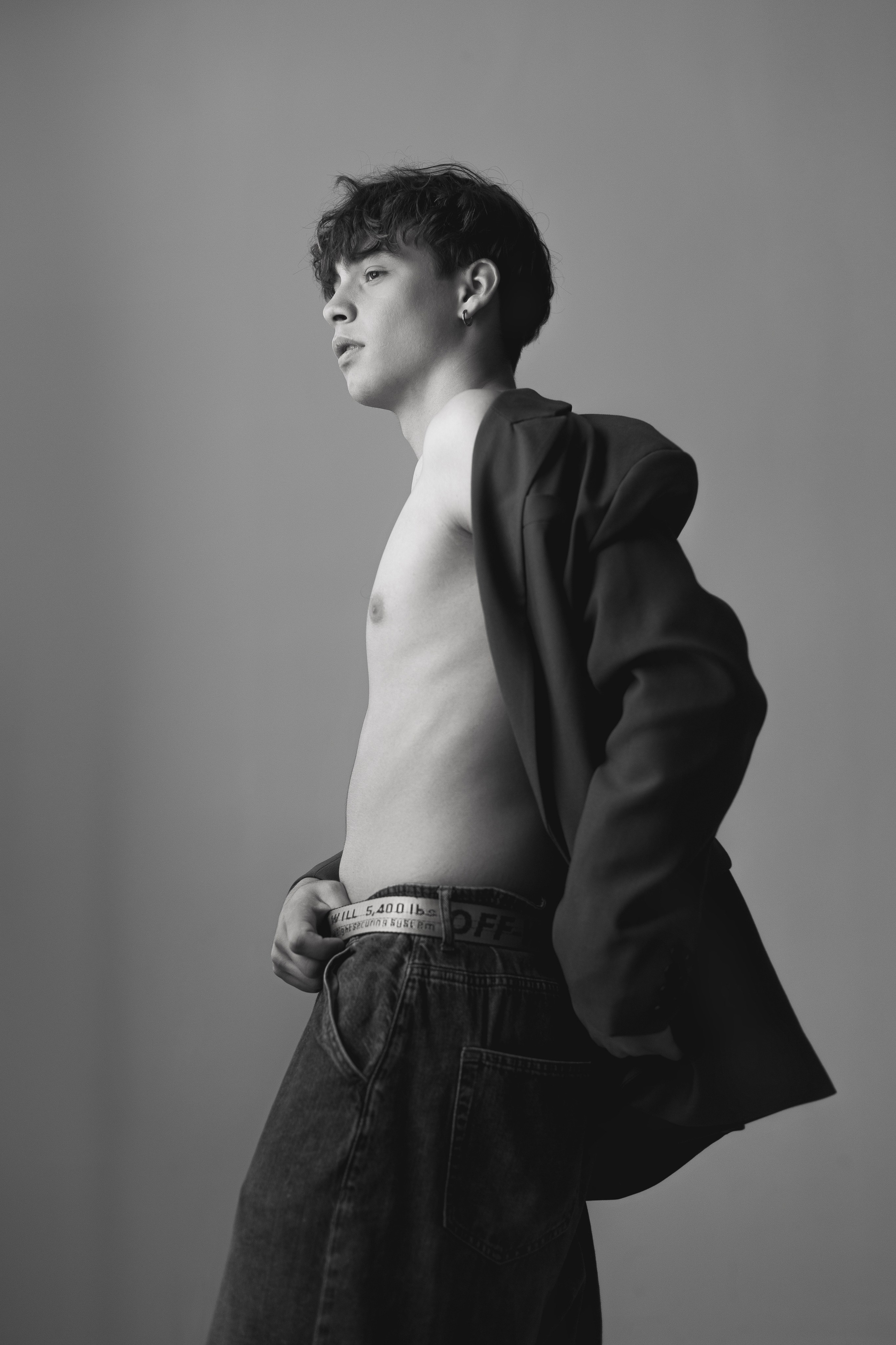 Мужской портрет ЧБ