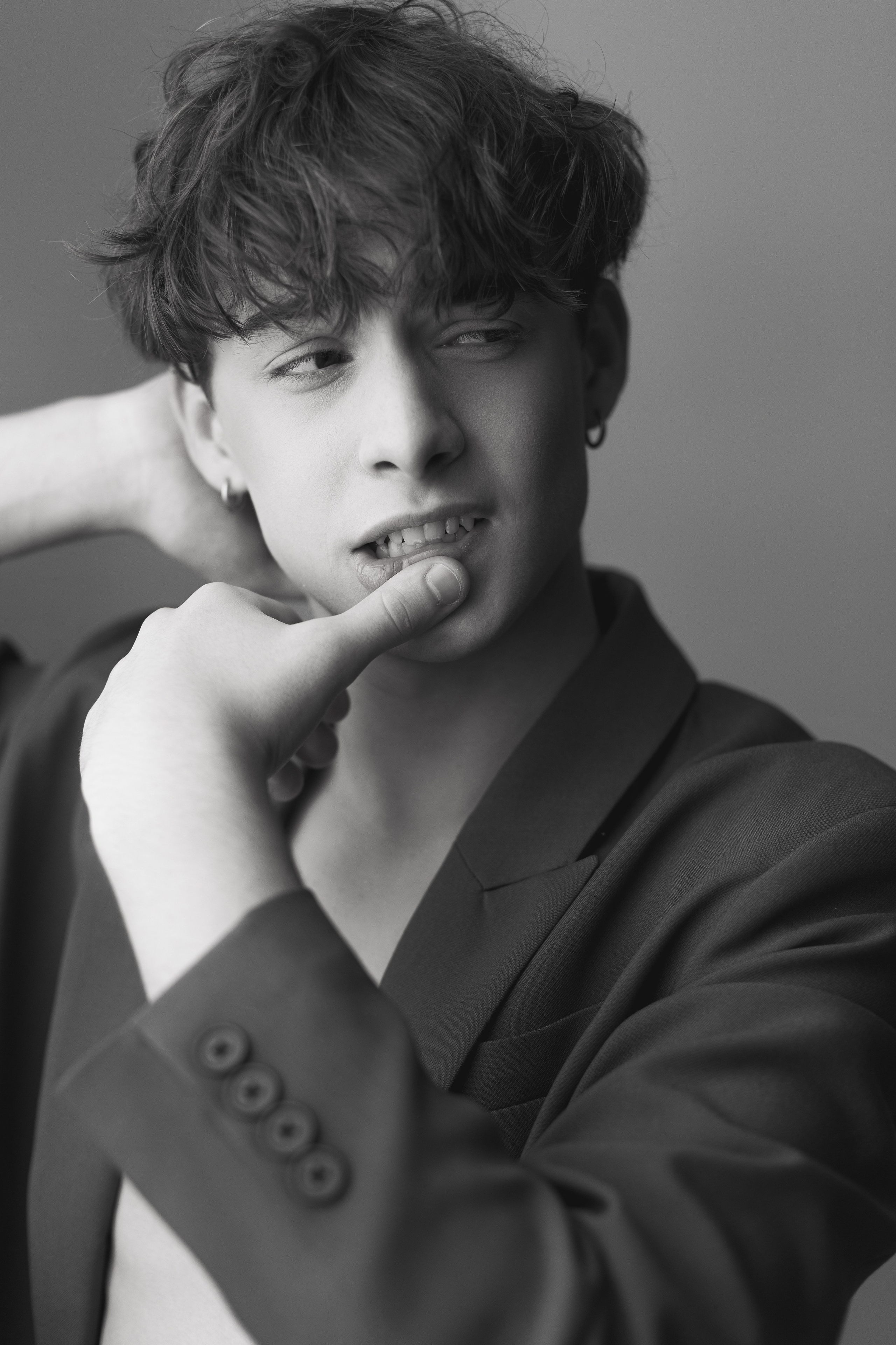 Мужской портрет ЧБ