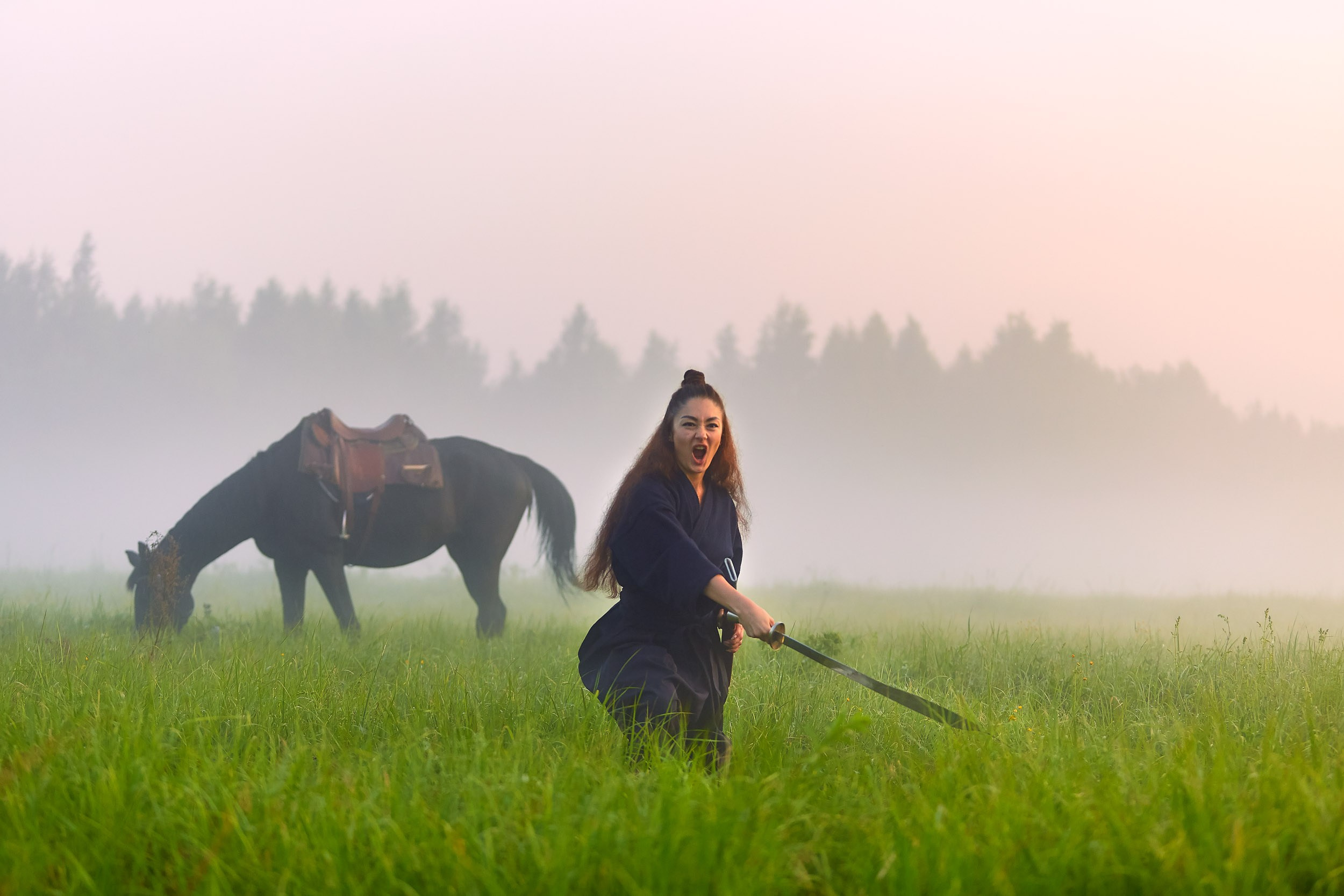 Фотопроекты и съемки на природе, с лошадьми, самолетами и авто. Выездная фотосессия. Фотограф, фотопроекты Михаила Семенова в Ярославле. Фотошкола