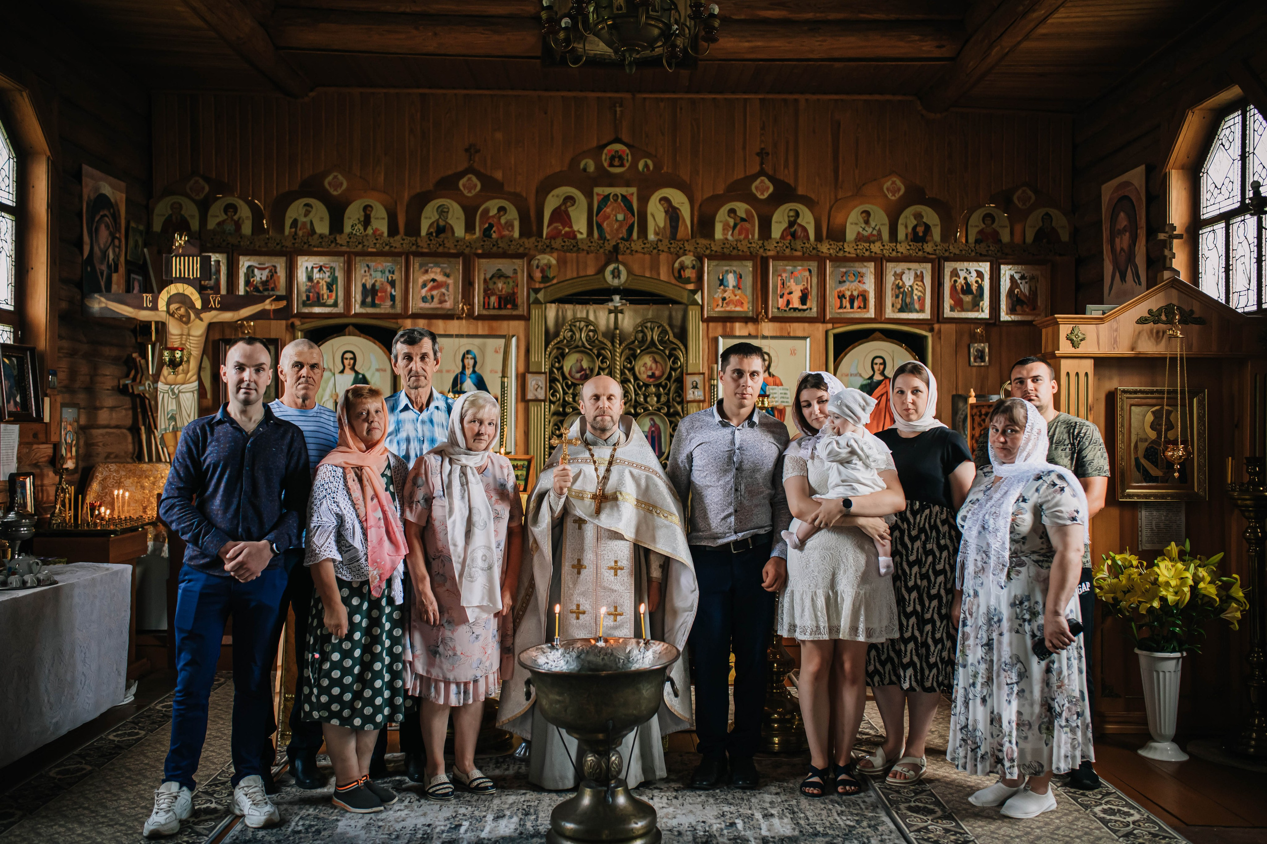 Крещение Мирославы. Фотограф Дарья Маташкова