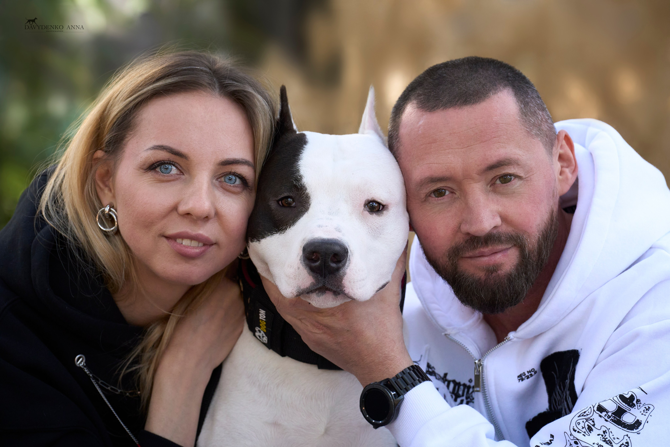 семейка съемка с собакой 