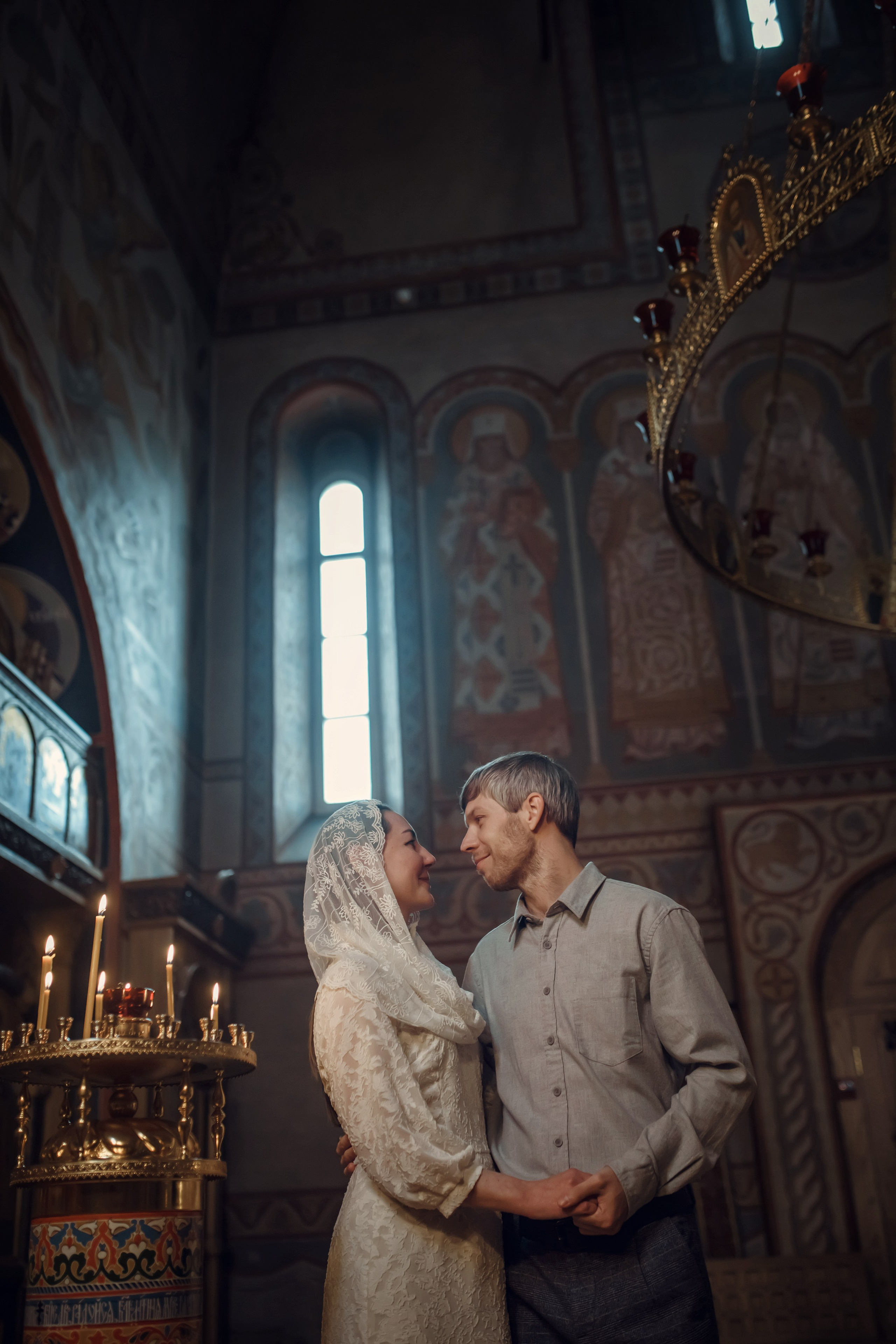 Венчание Андрея и Елены. Фотограф на Крещение, семейный фотограф в Москве