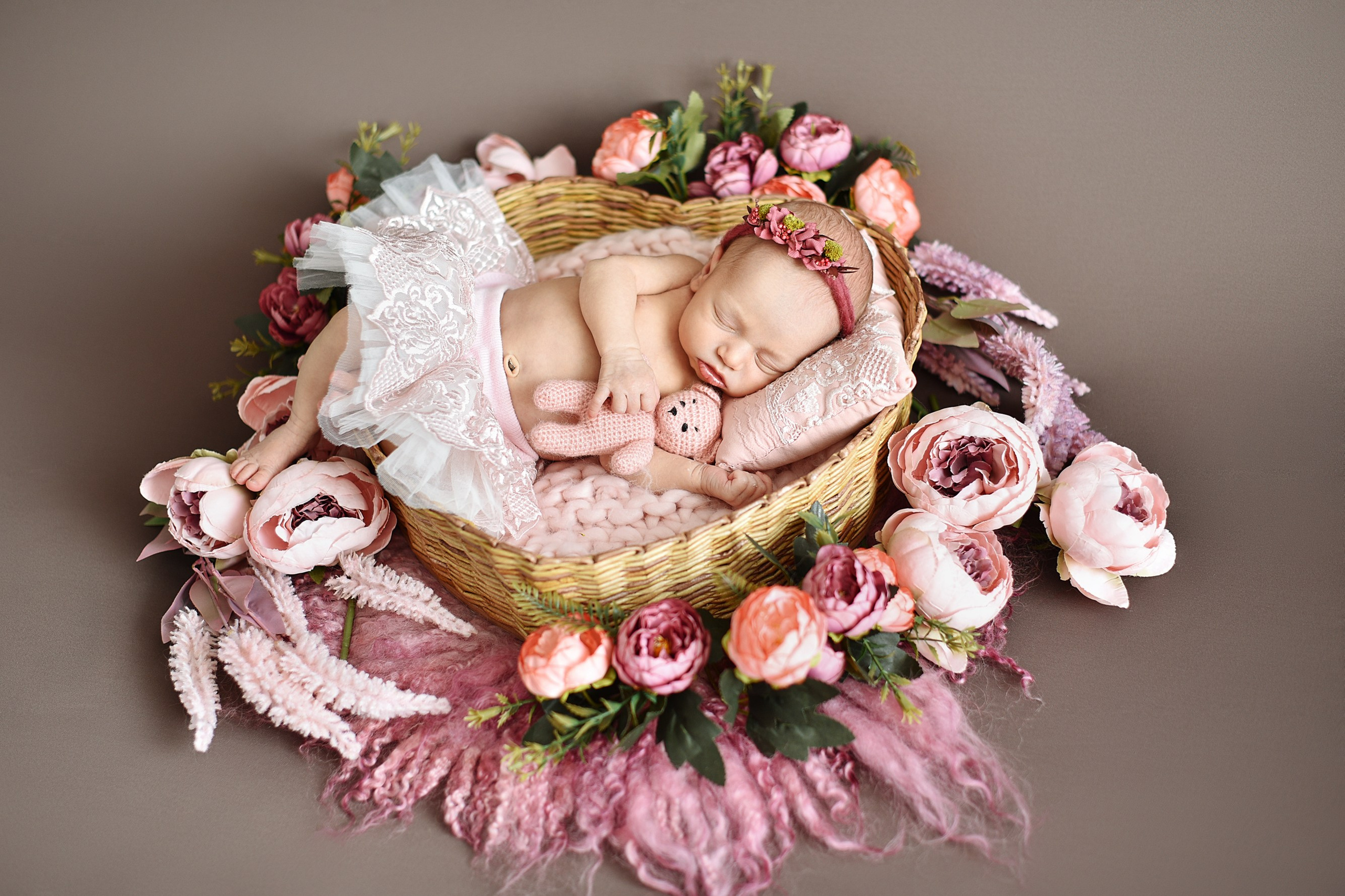 Оливия 14 дней. Фотограф беременности и новорожденных малышей Анастасия Никитина