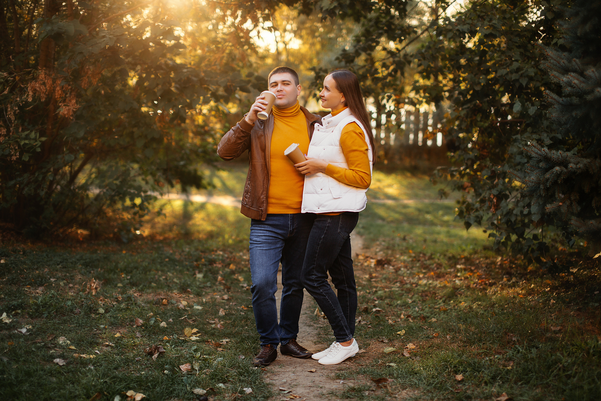 Осень в Рождественском парке. Свадебный и семейный фотограф/видеограф в Краснодаре Наталья Осинская