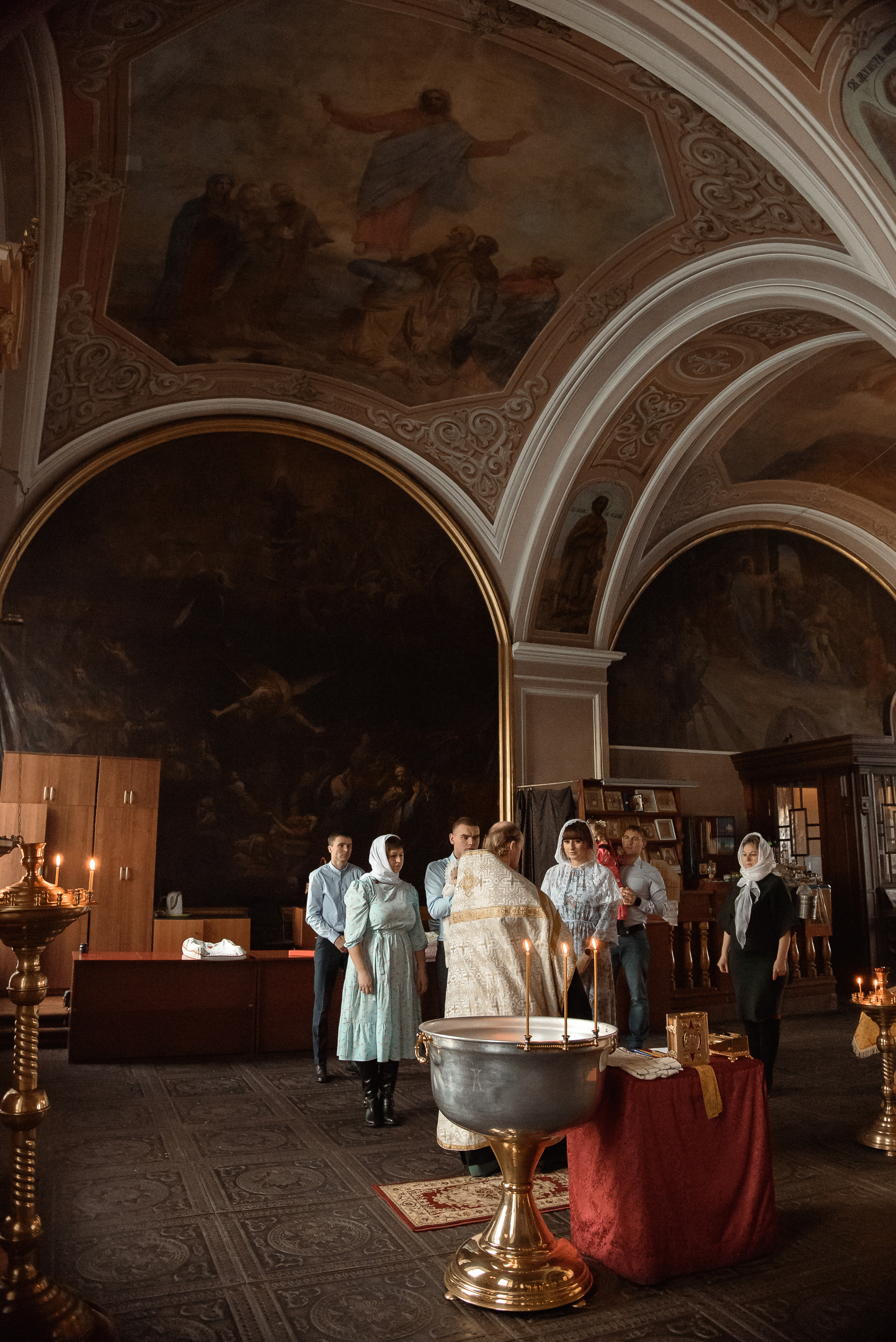 Таинство крещения, кадры. Семейный фотограф в г.Москве Катя Норм