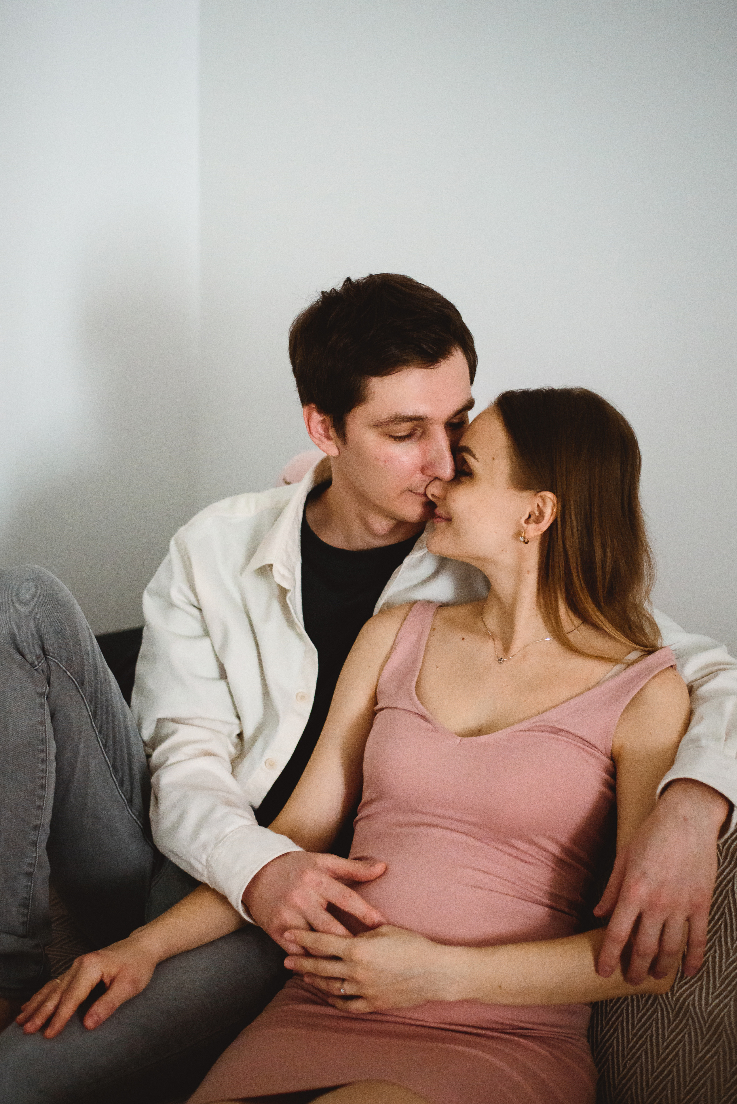 Домашняя съемка беременности. Семейный фотограф в г.Москве Катя Норм