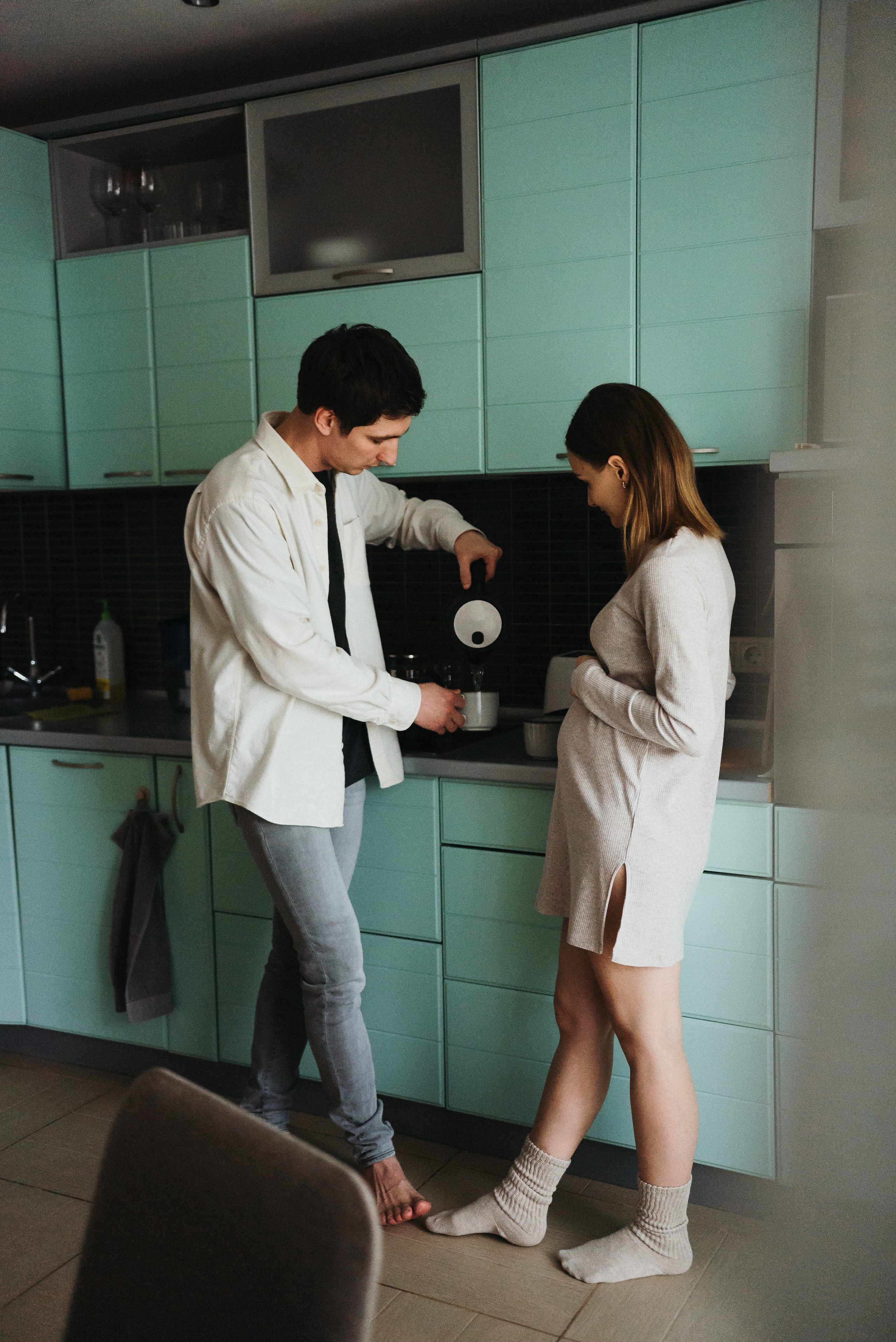 Домашняя съемка беременности. Семейный фотограф в г.Москве Катя Норм