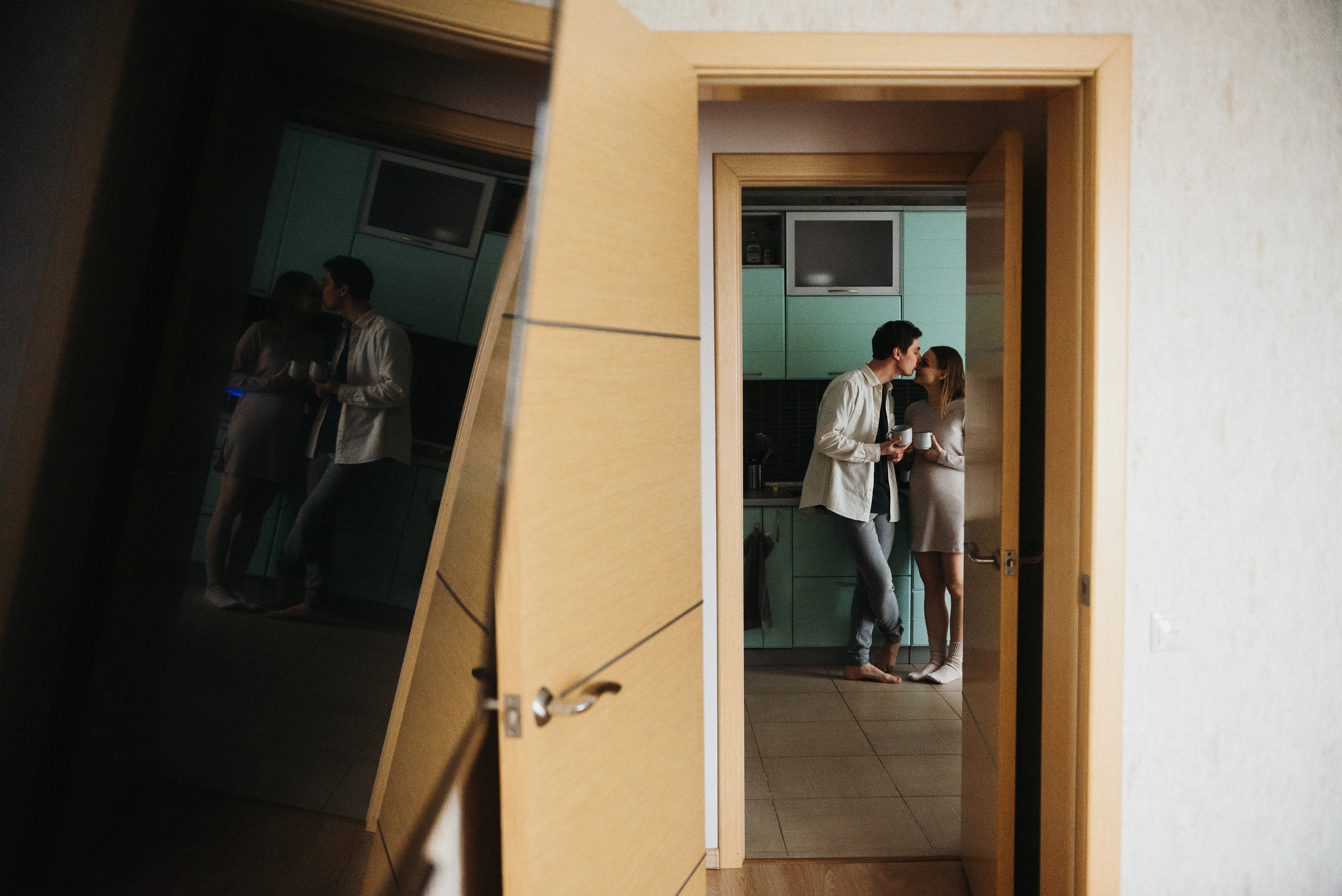 Домашняя съемка беременности. Семейный фотограф в г.Москве Катя Норм