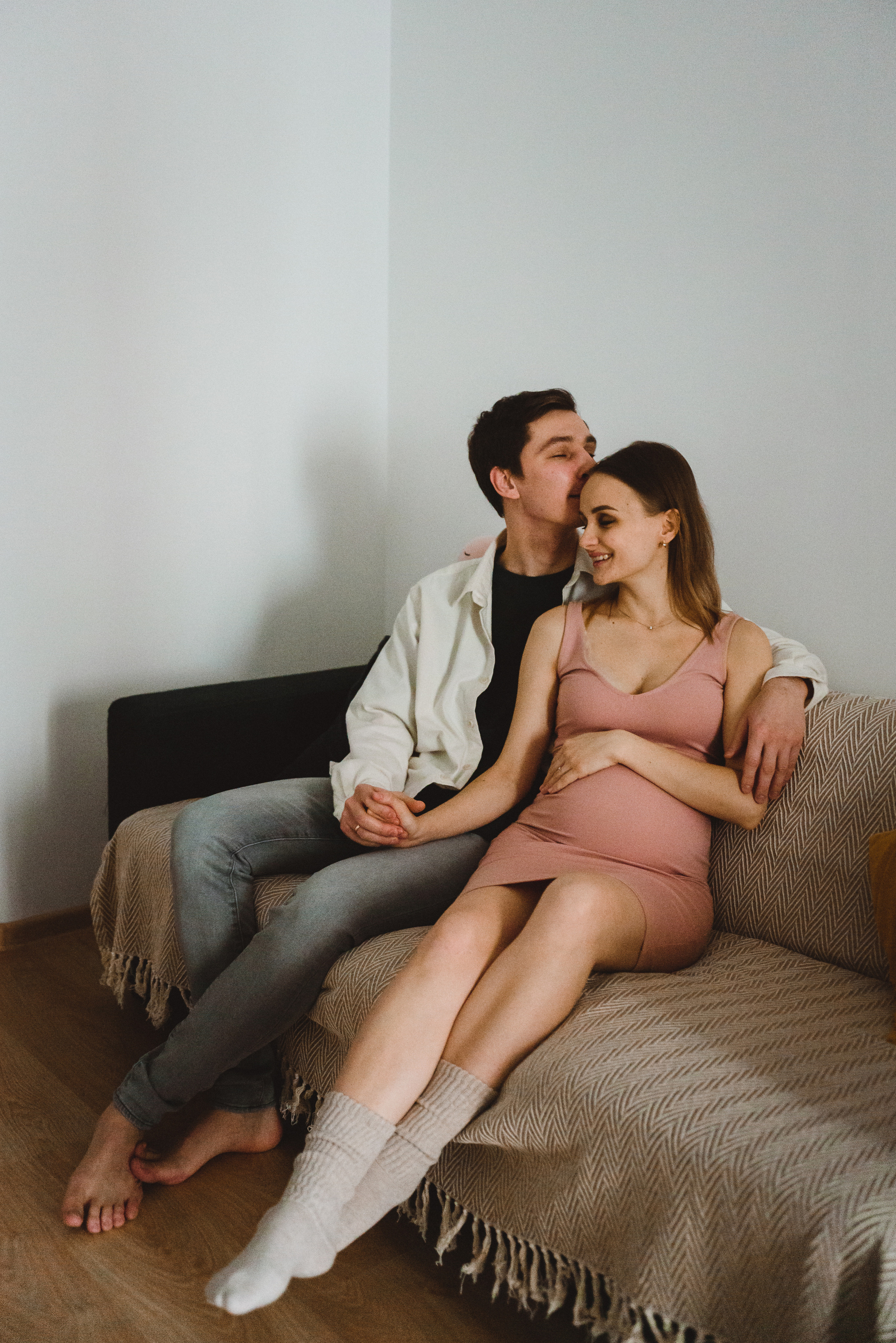 Домашняя съемка беременности. Семейный фотограф в г.Москве Катя Норм