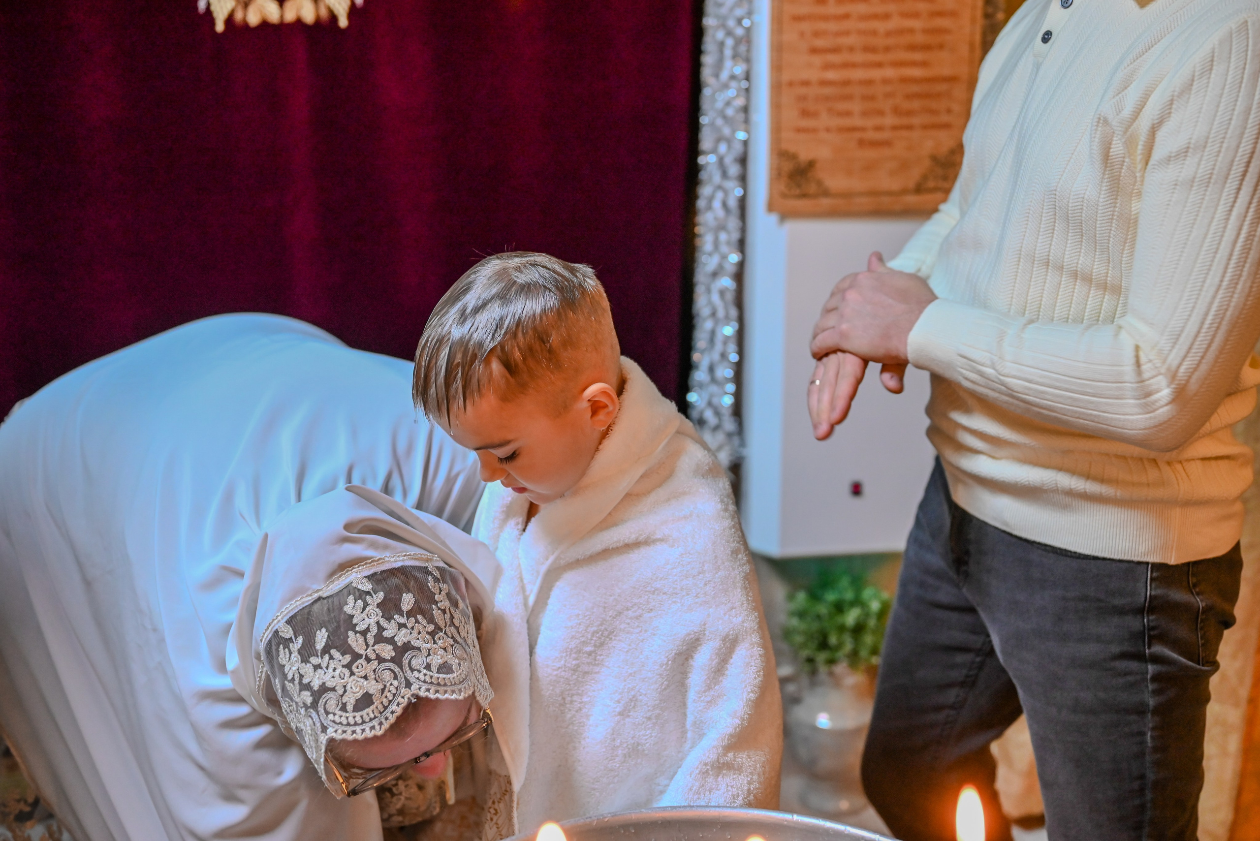 Крещение Совхоз Ленина. Семейный и детский фотограф Москва