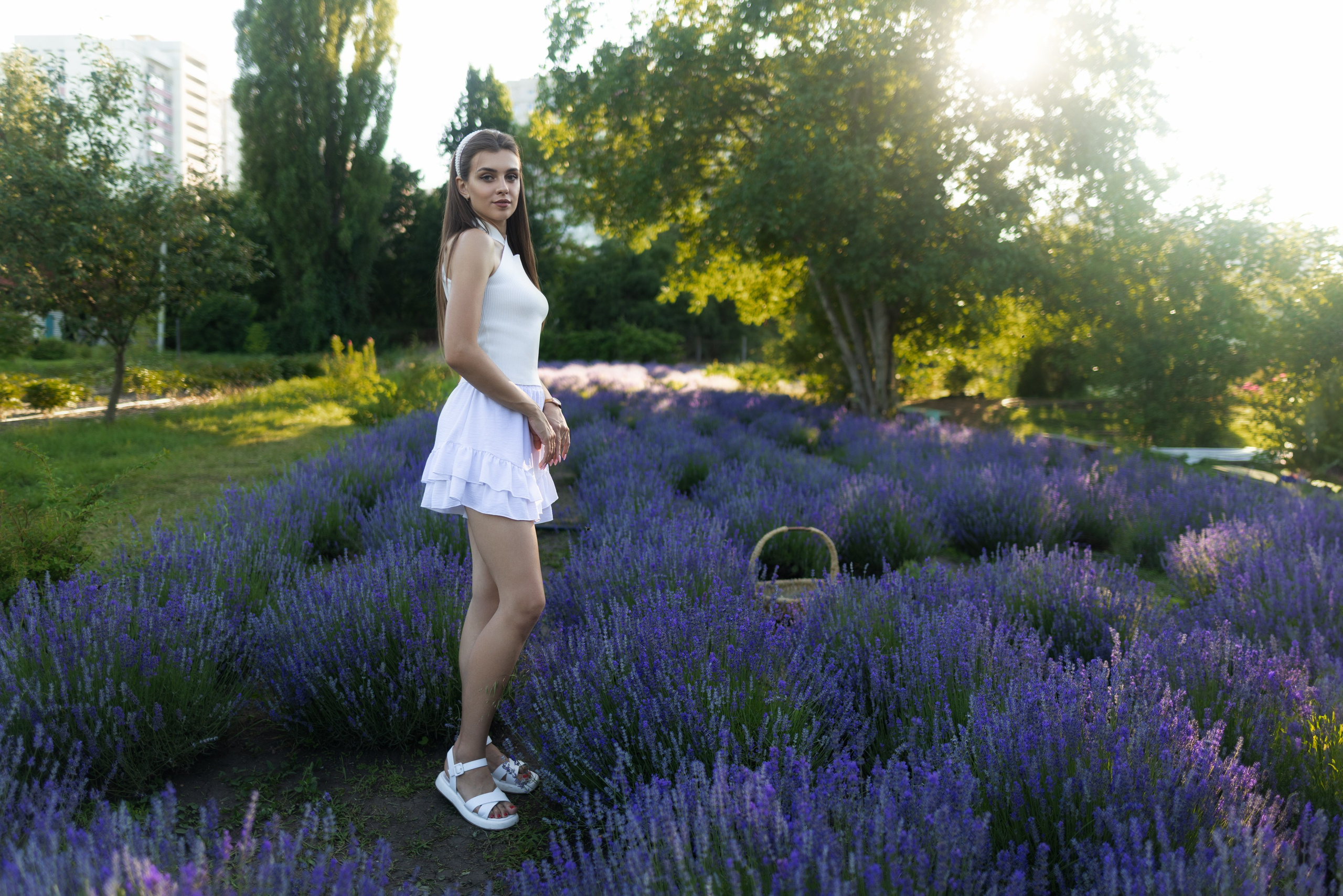 Съемка с Кариной в поле с лавандой в формате для «себя». Дмитрий Шульгин, портретный фотограф в Воронеже