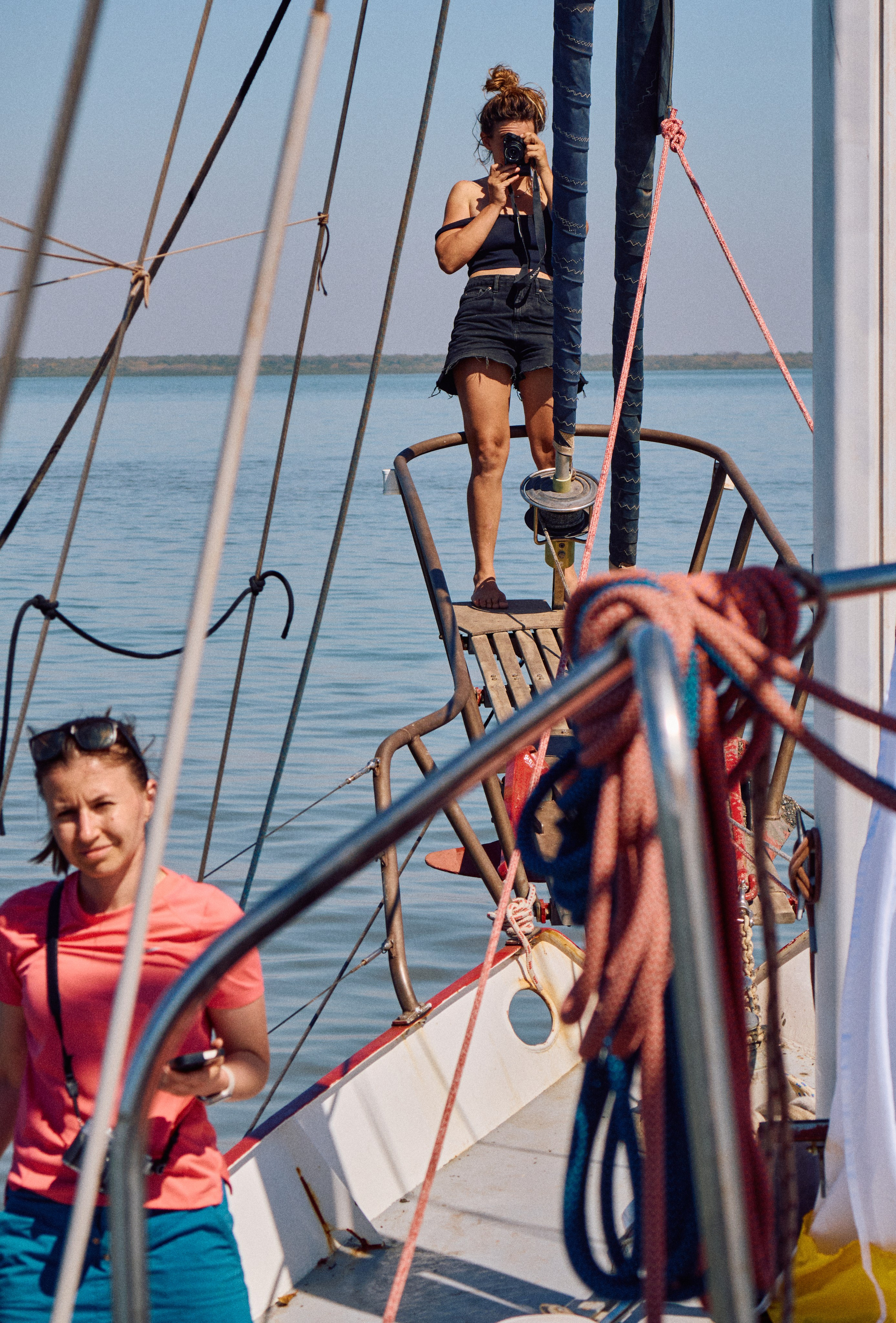 Gambia River. See the moment and catche. commercial and reportage
