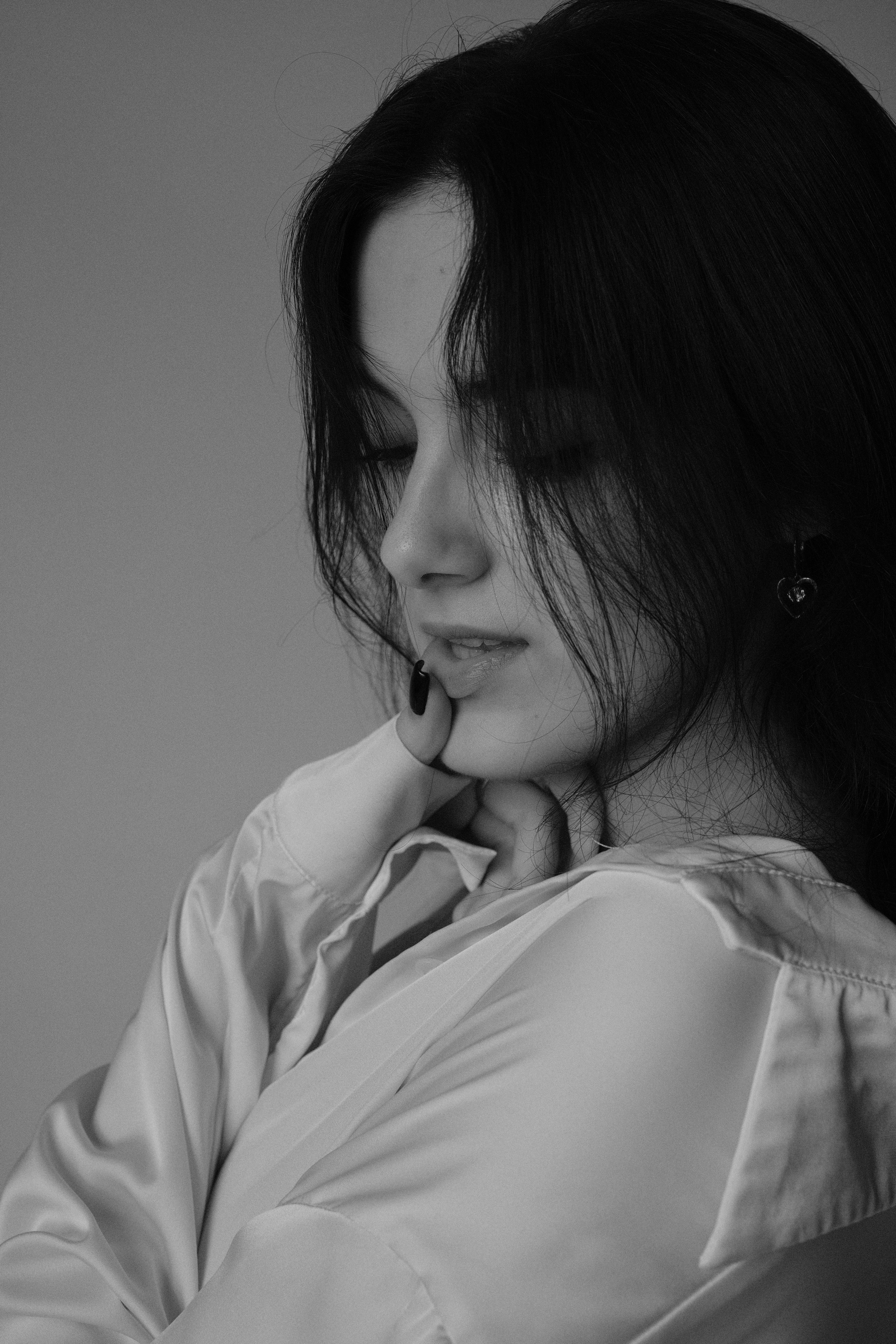 Женский студийный портрет. Портретный фотограф в Москве Александр Денисов