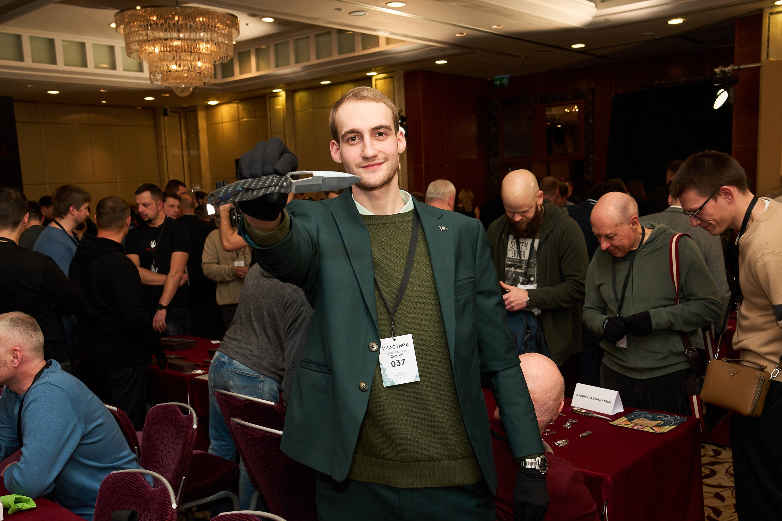 Репортажная фотосъемка участников выставки