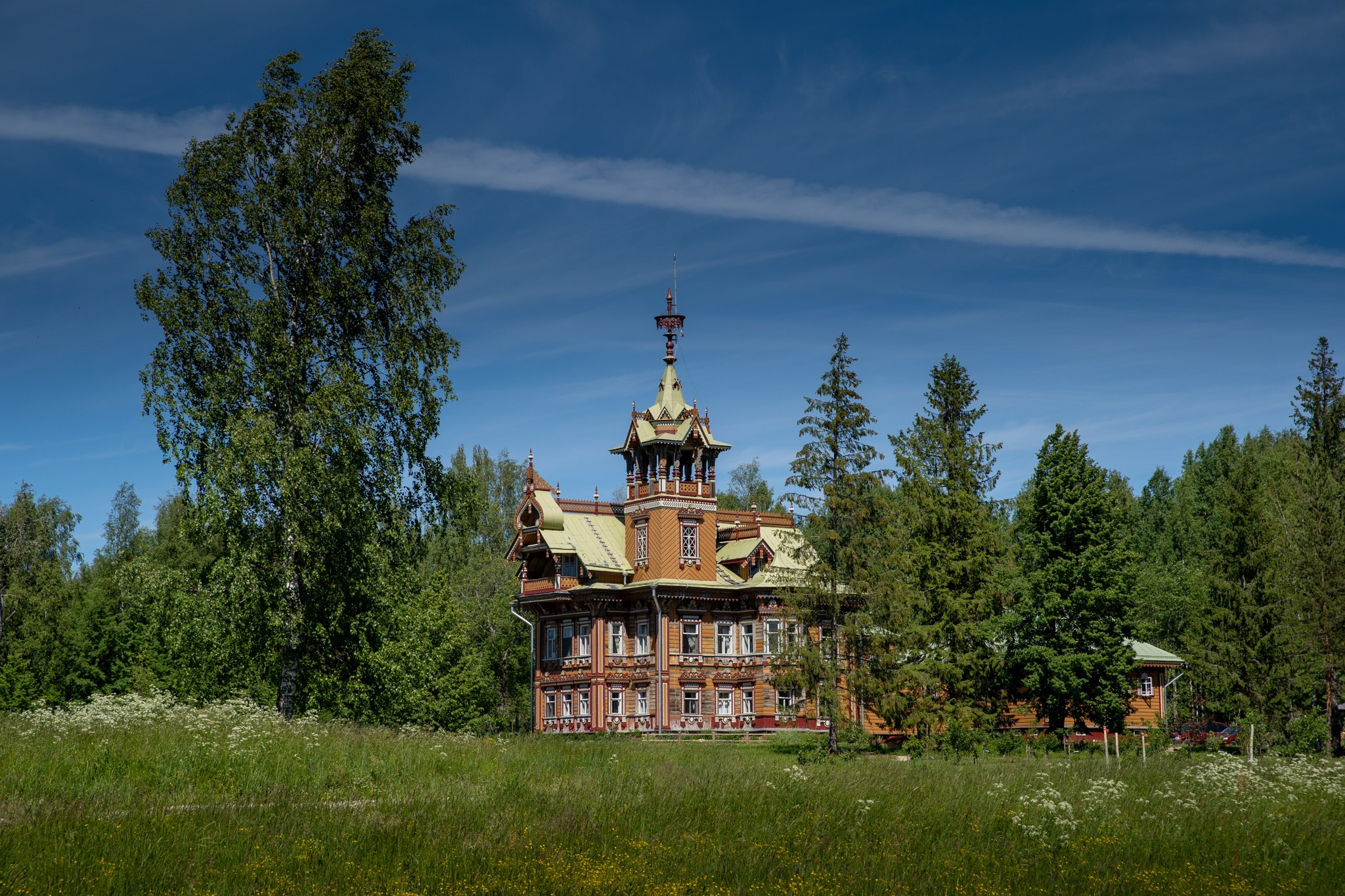 Кострома, Асташово, Восстановленный терем в псевдорусском стиле. Фотограф Василий Буланов