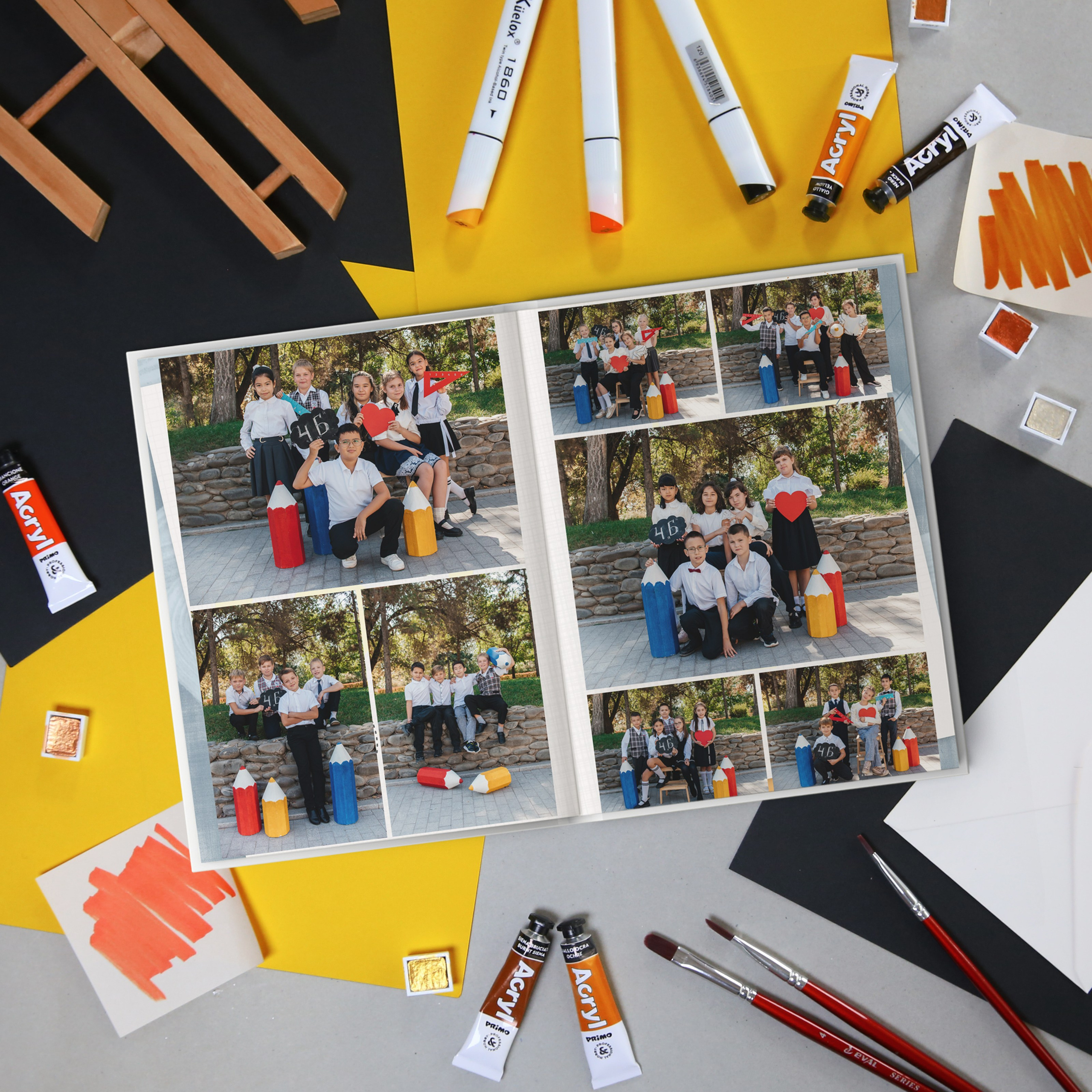 Прощай начальная школа. Дизайнер fotokniga_ast