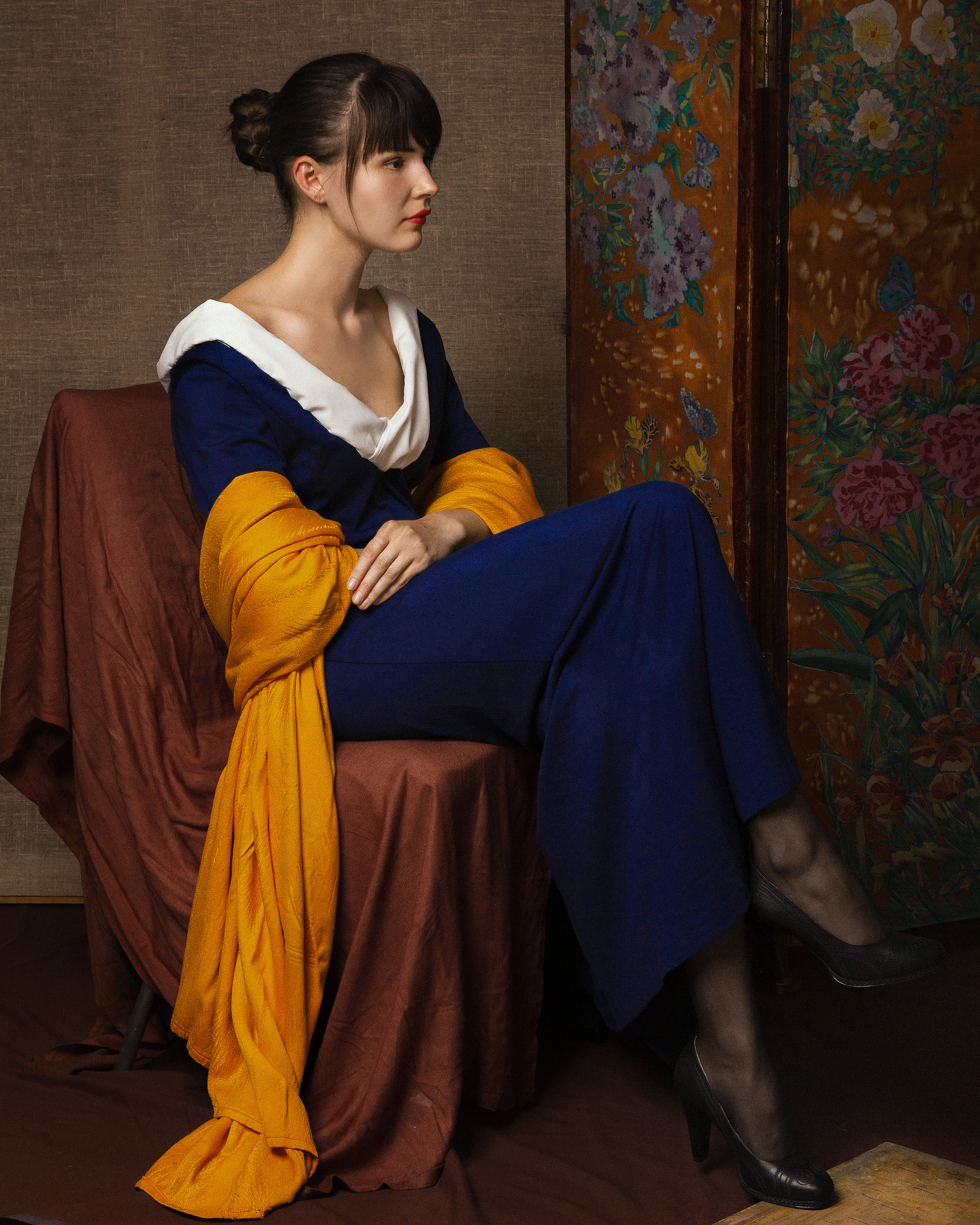 Аллюзия на Живопись. OBOLONKOVA MODEL PHOTO — Фотошкола I Модельная школа I Электросталь