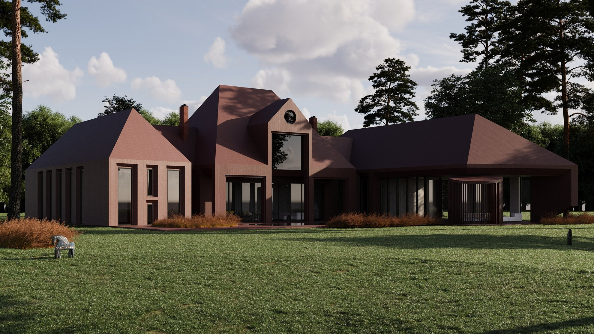 Дом в Русском стиле. Paintings by the artist Sergey Ratchin