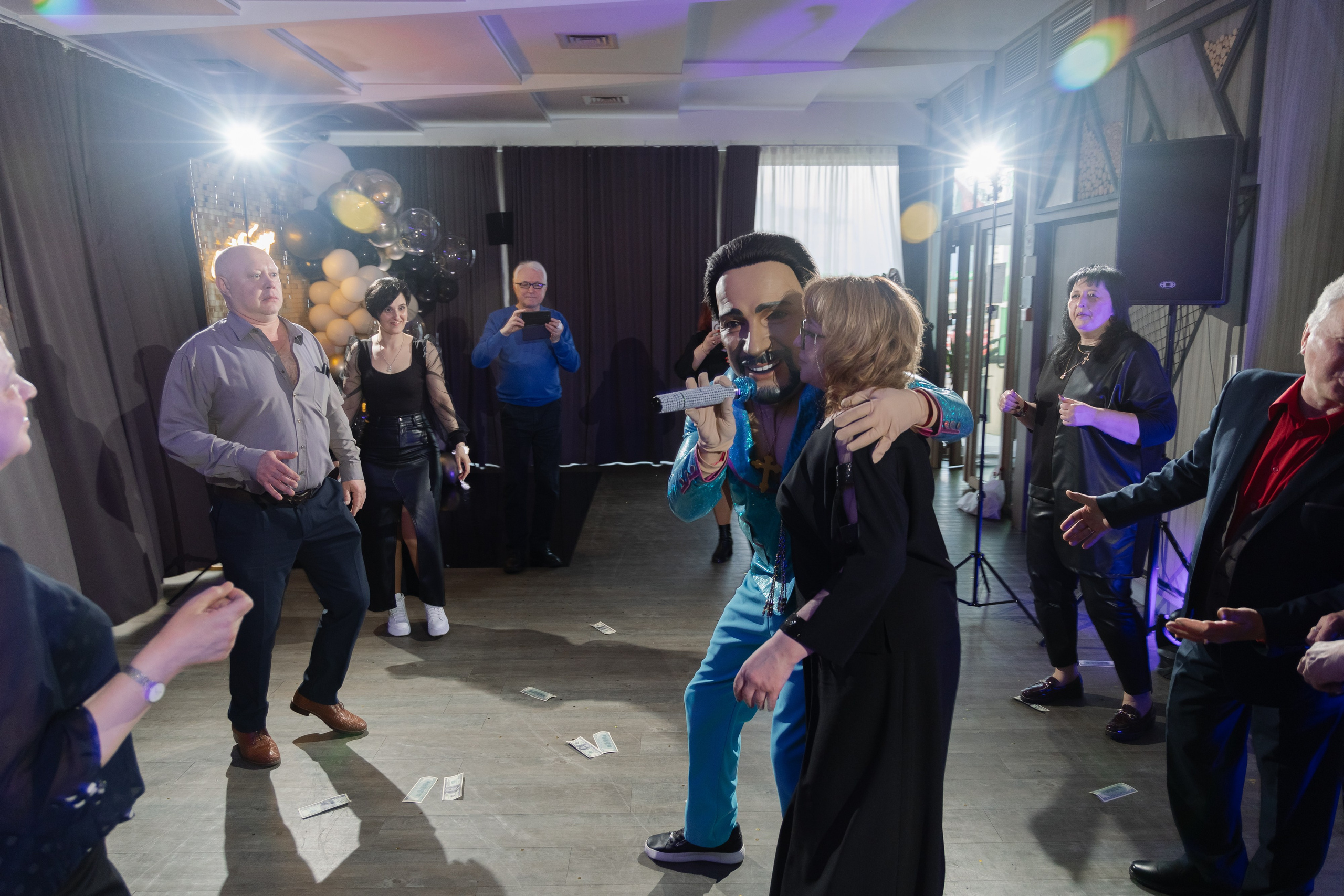 Фотосъемка юбилея в кафе BALDENINI в Минске. Свадебный фотограф в Минске/Беларуси Сергей Спиридонов