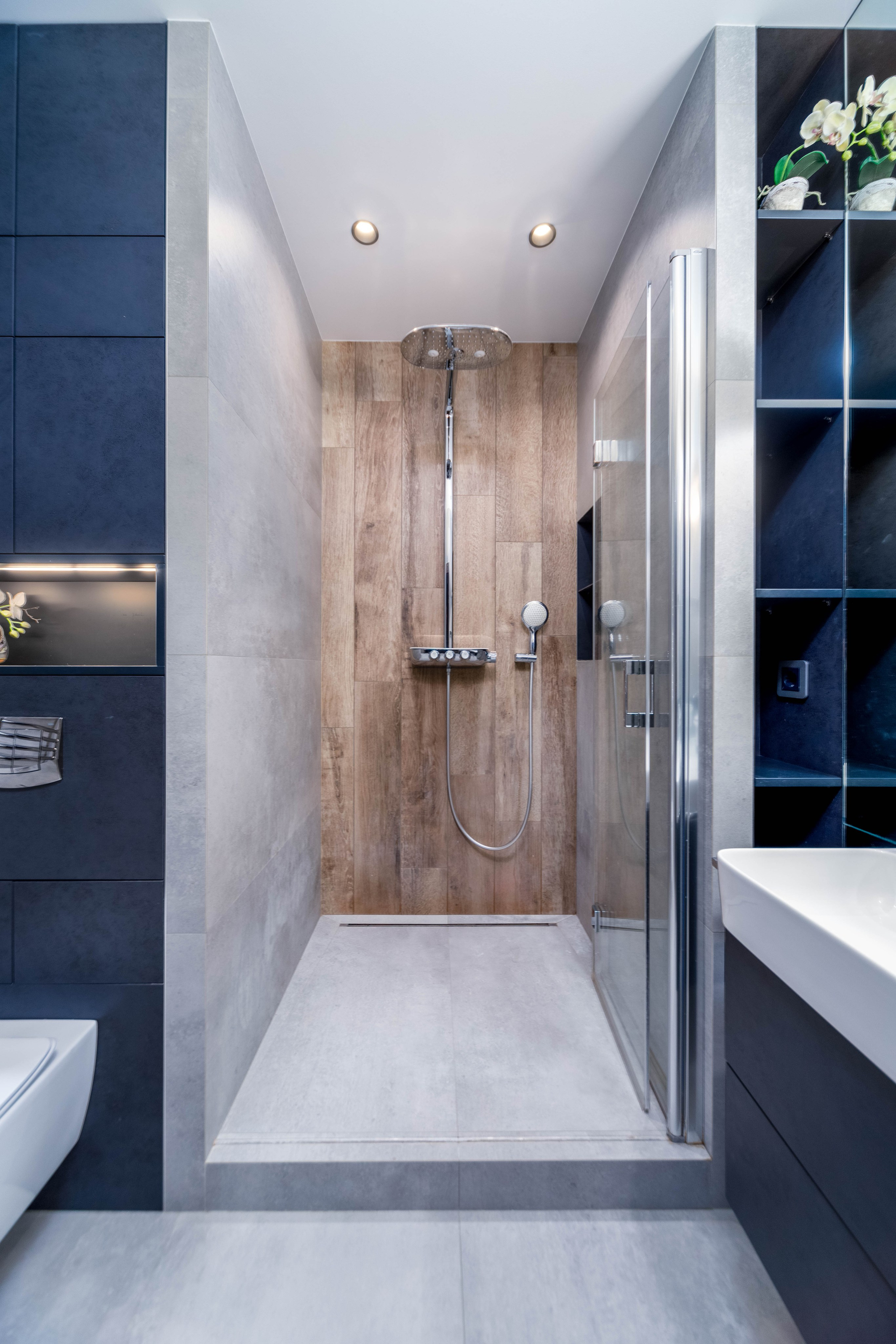 Интерьер санузла в квартире в ЖК Мегаполис