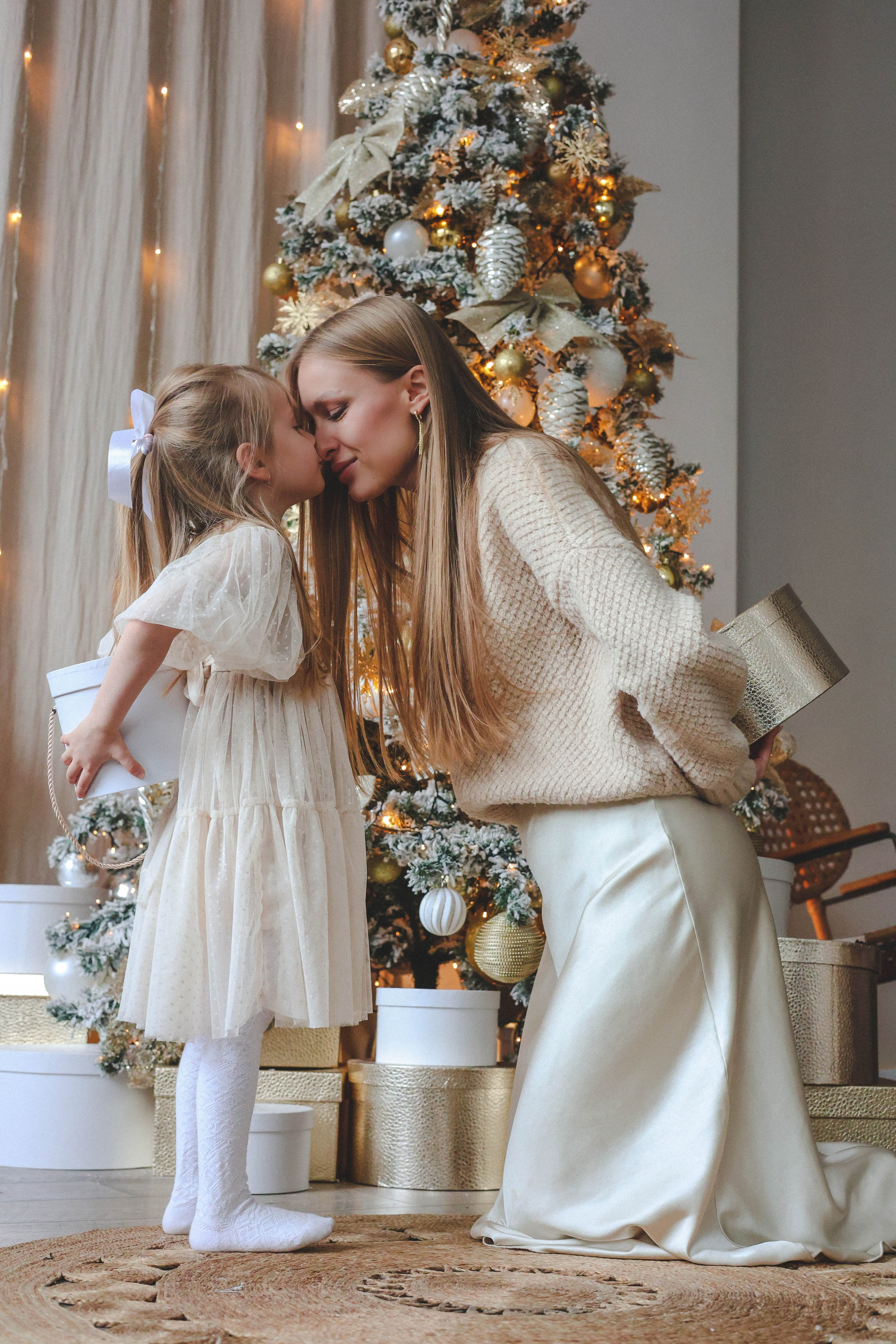 Новогодняя история «Кира и ее семья». Фотограф в Москве Анастасия Калинина