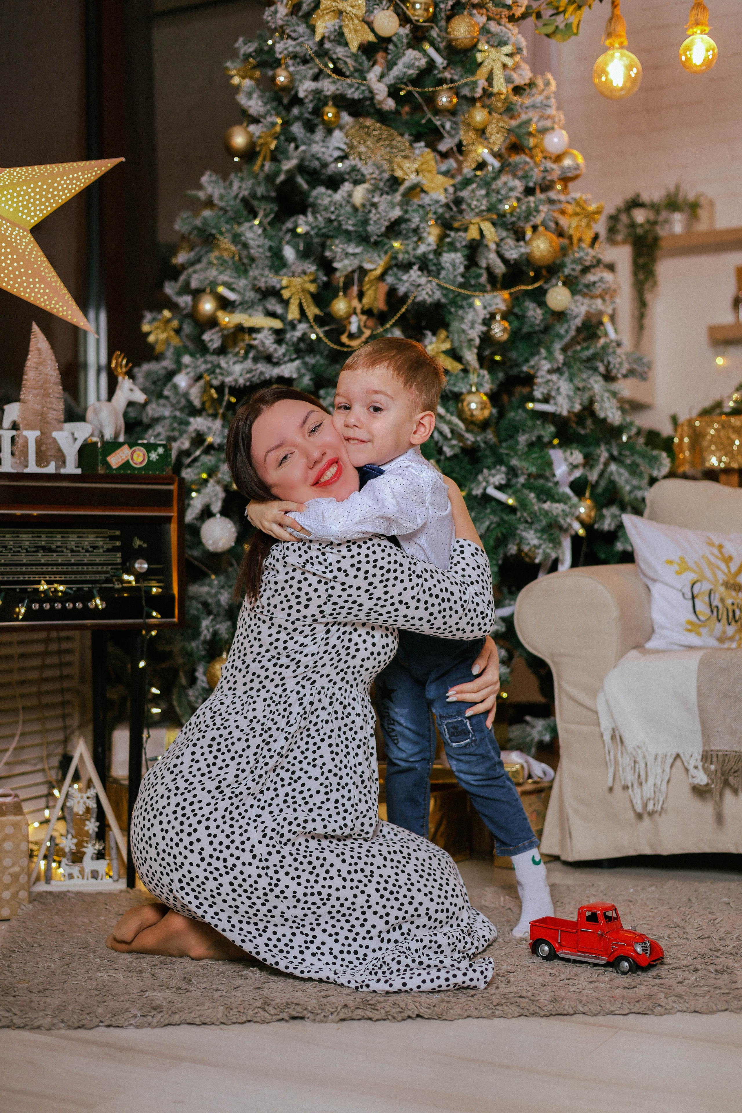 Новогодняя история «Мария и ее семья». Фотограф в Москве Анастасия Калинина