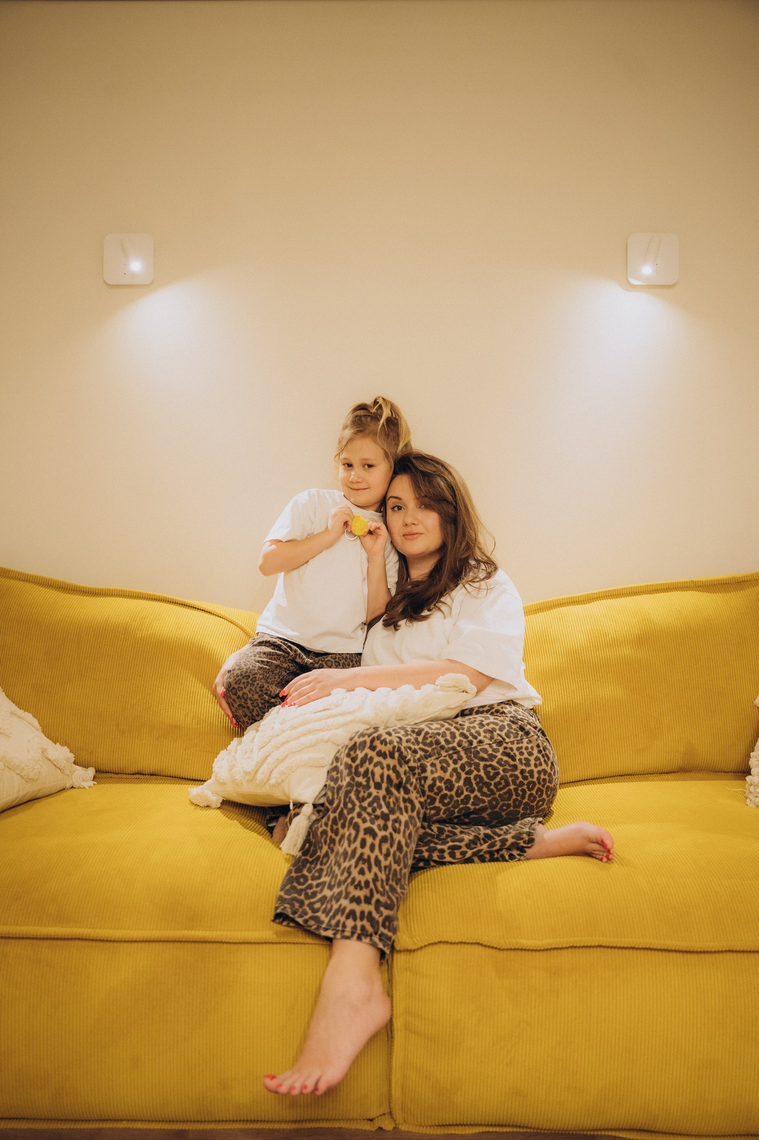 Маша с дочкой Машей (домашняя съемка). Аплас Анастасия