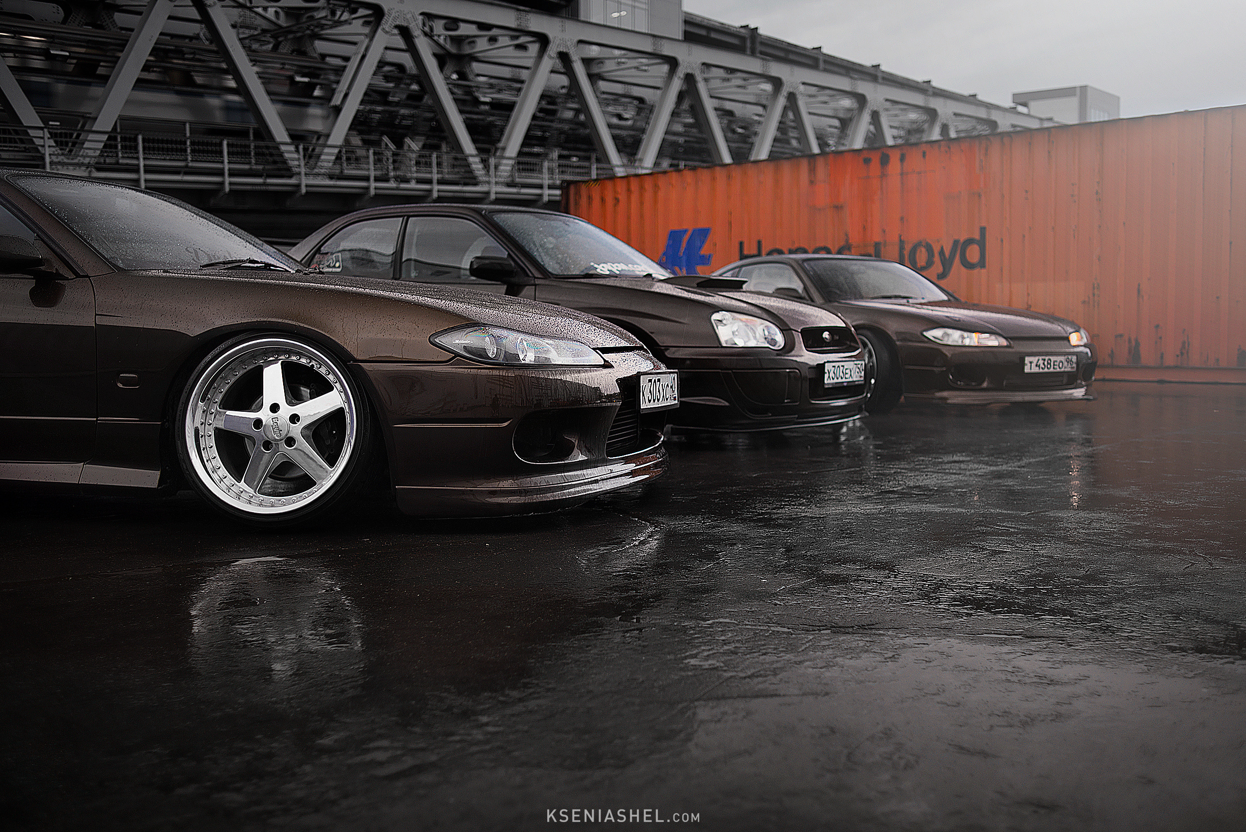 Silvia s15×2 and Impreza. Ksenia Shel | Automotive Photography