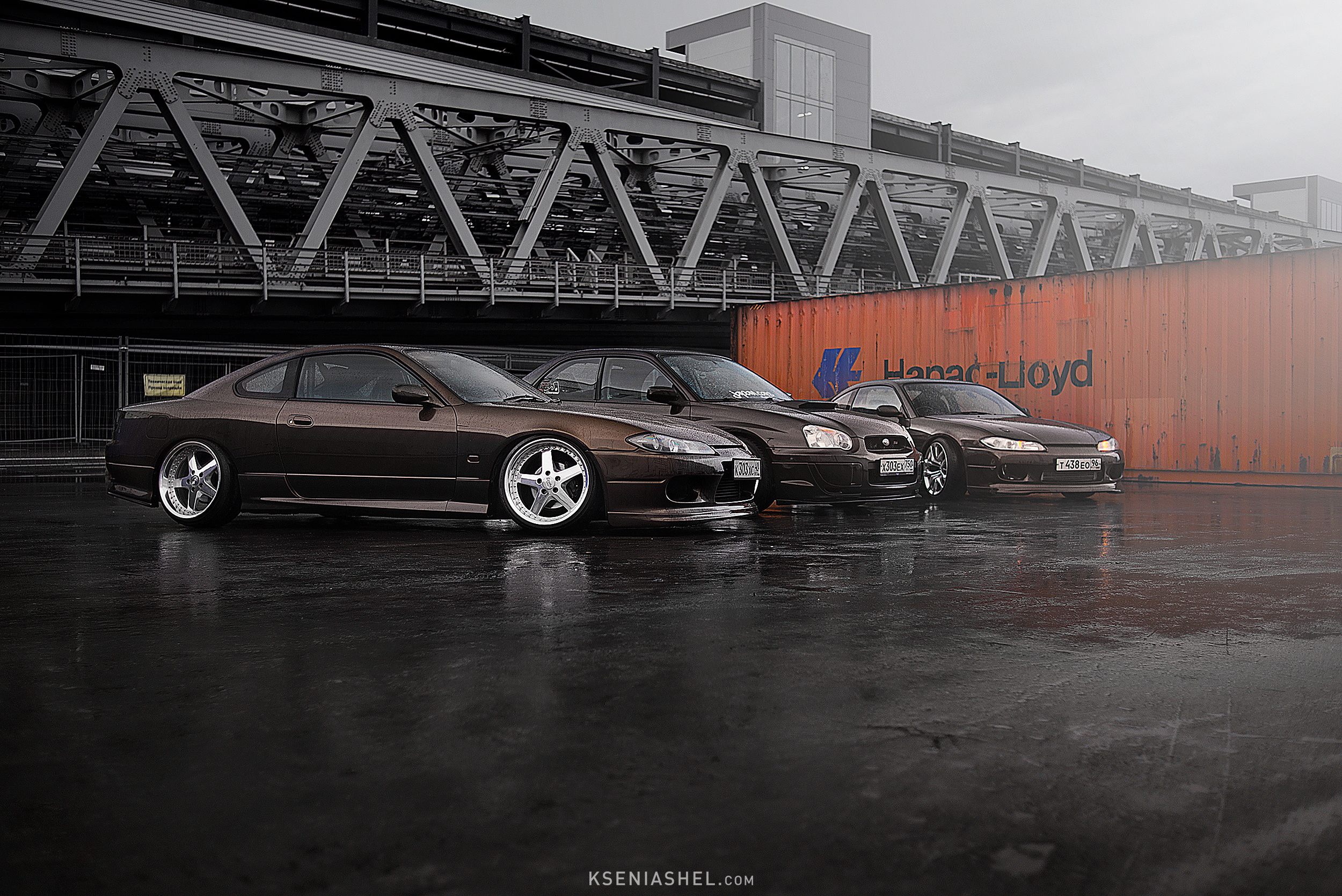 Silvia s15×2 and Impreza. Ksenia Shel | Automotive Photography