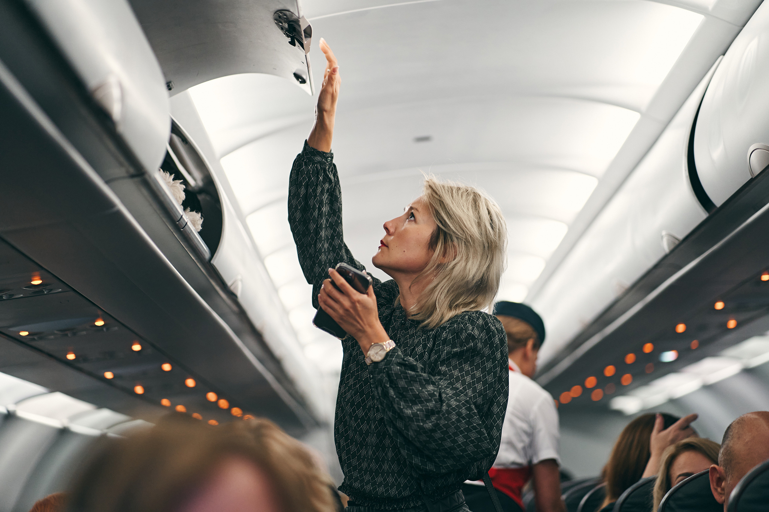 Презентация в самолёте. Фотограф Слава Кайгородов
