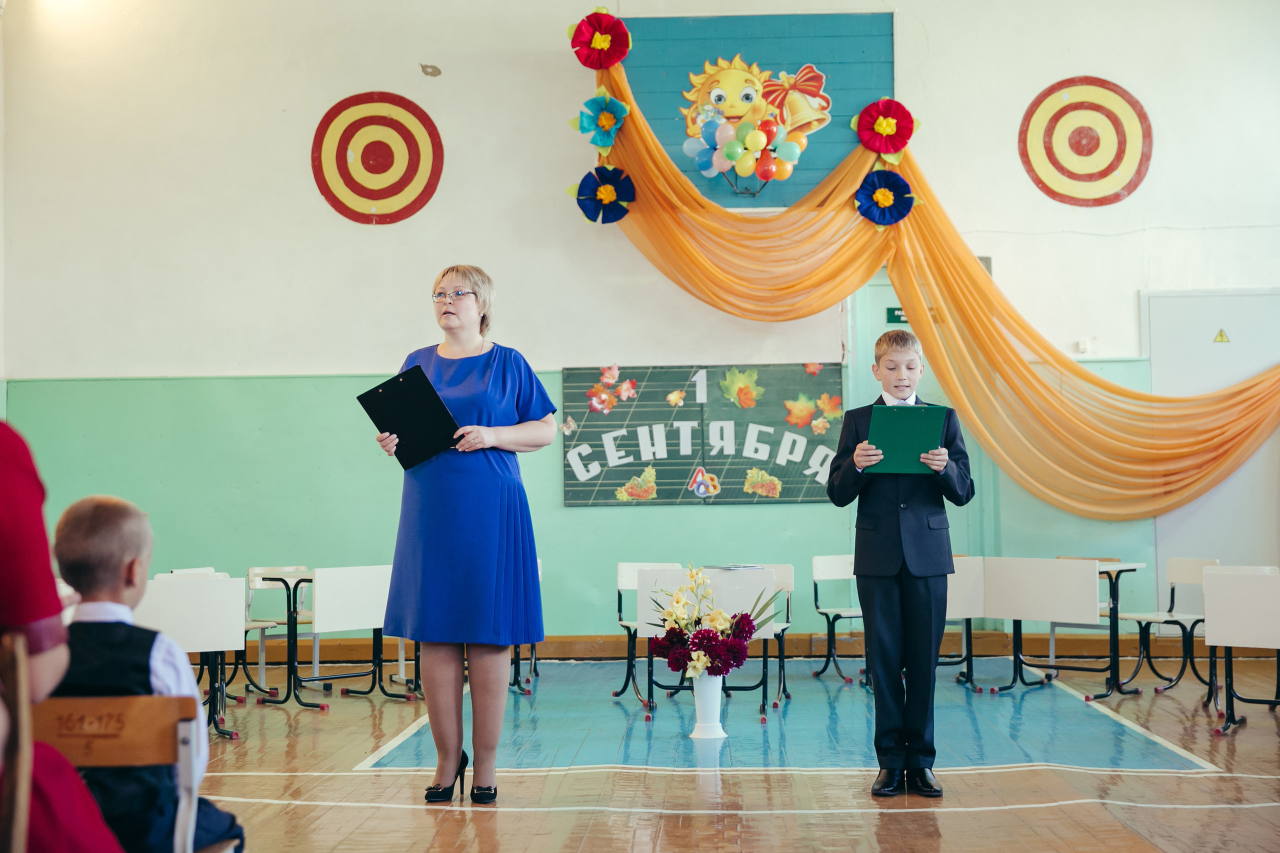 1 сентября в деревне. Фотограф Слава Кайгородов