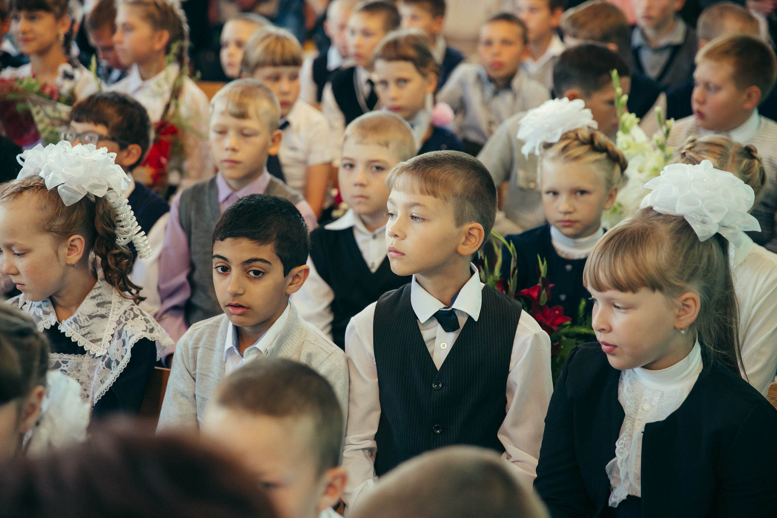 1 сентября в деревне. Фотограф Слава Кайгородов