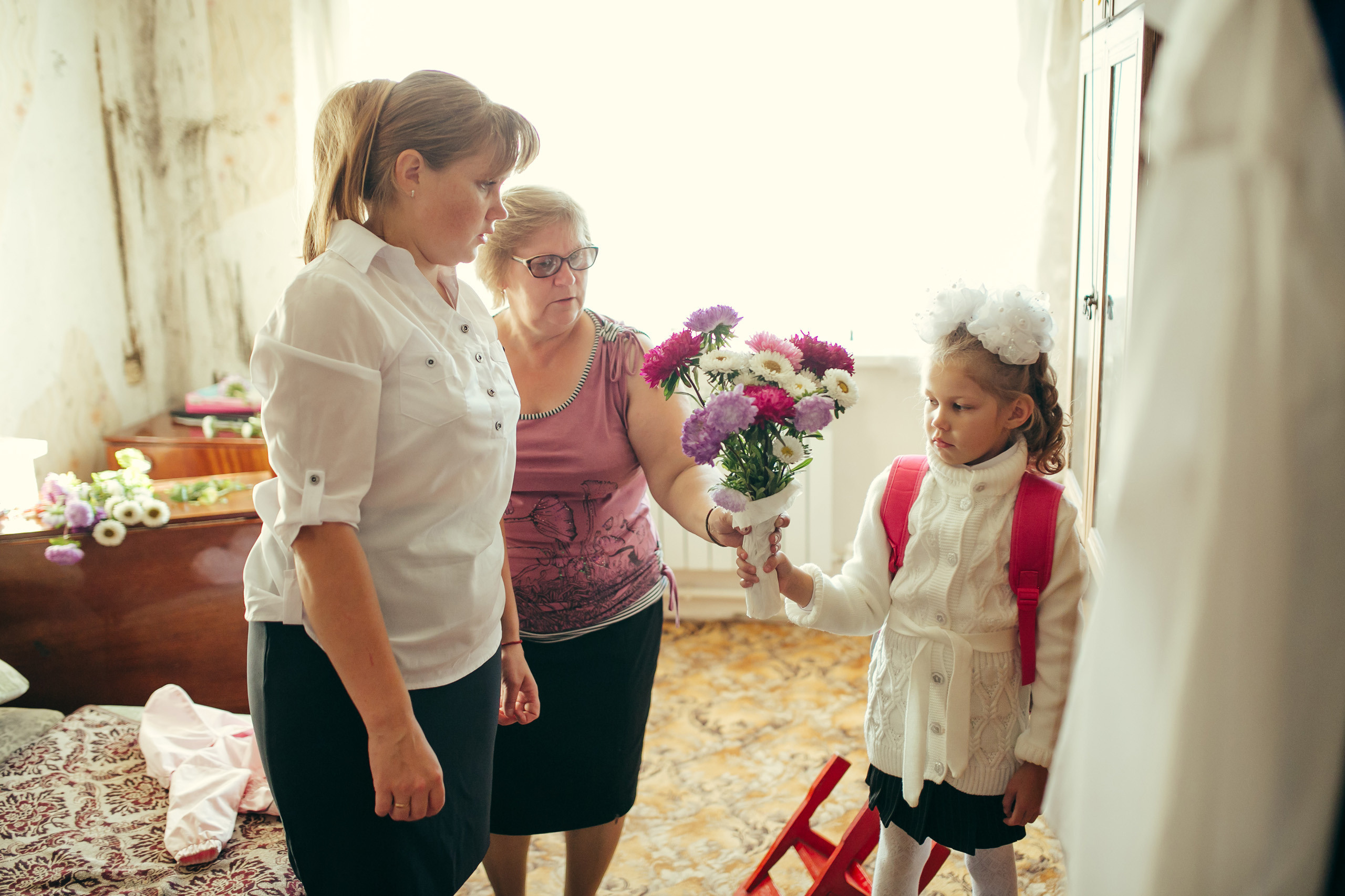 1 сентября в деревне. Фотограф Слава Кайгородов
