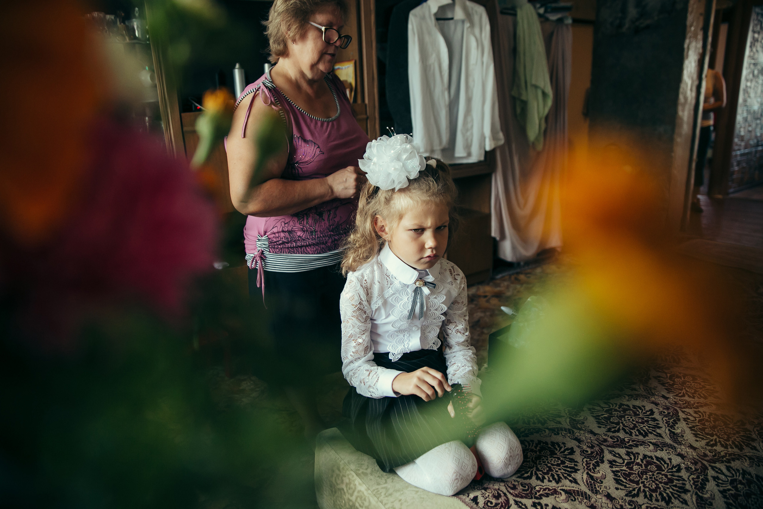 1 сентября в деревне. Фотограф Слава Кайгородов